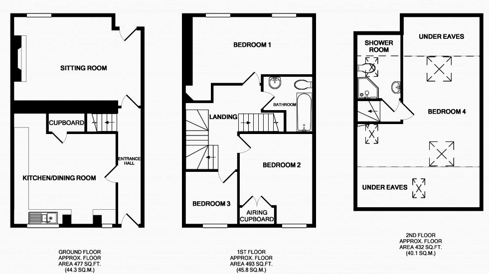 4 Bedrooms Terraced house to rent in Beeches Green, Stroud GL5