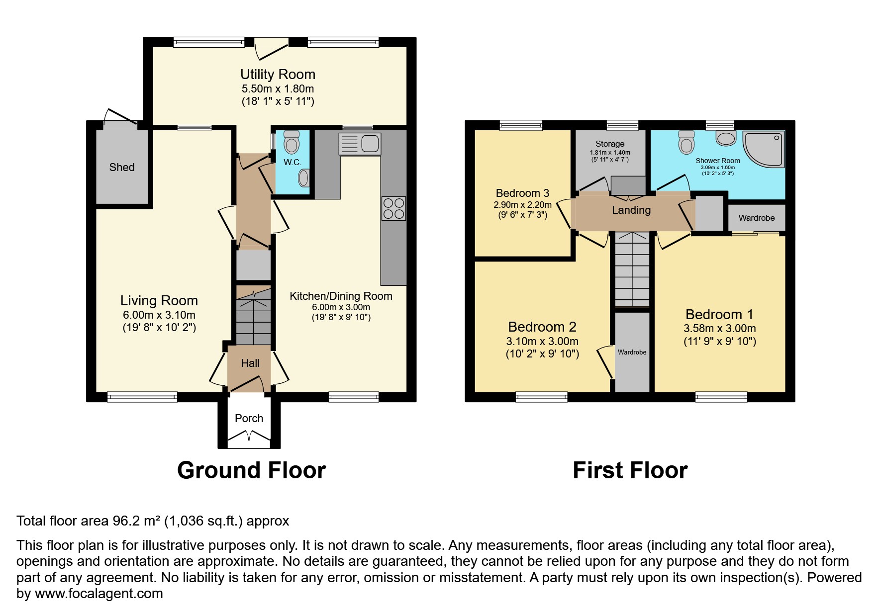 41, Westminster Avenue, Sheffield floorplan