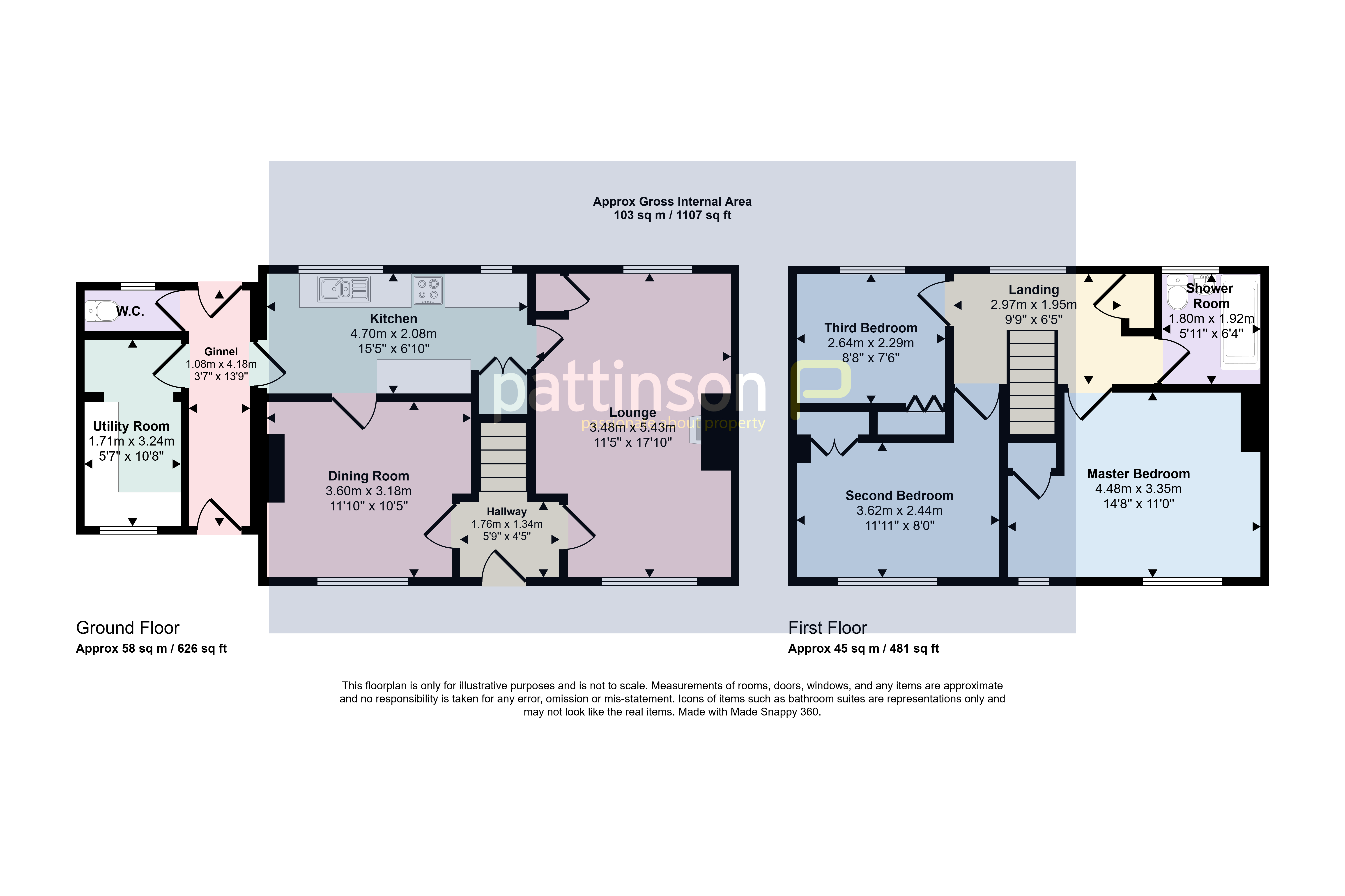 17, Brierley Gardens, Newcastle upon Tyne floorplan