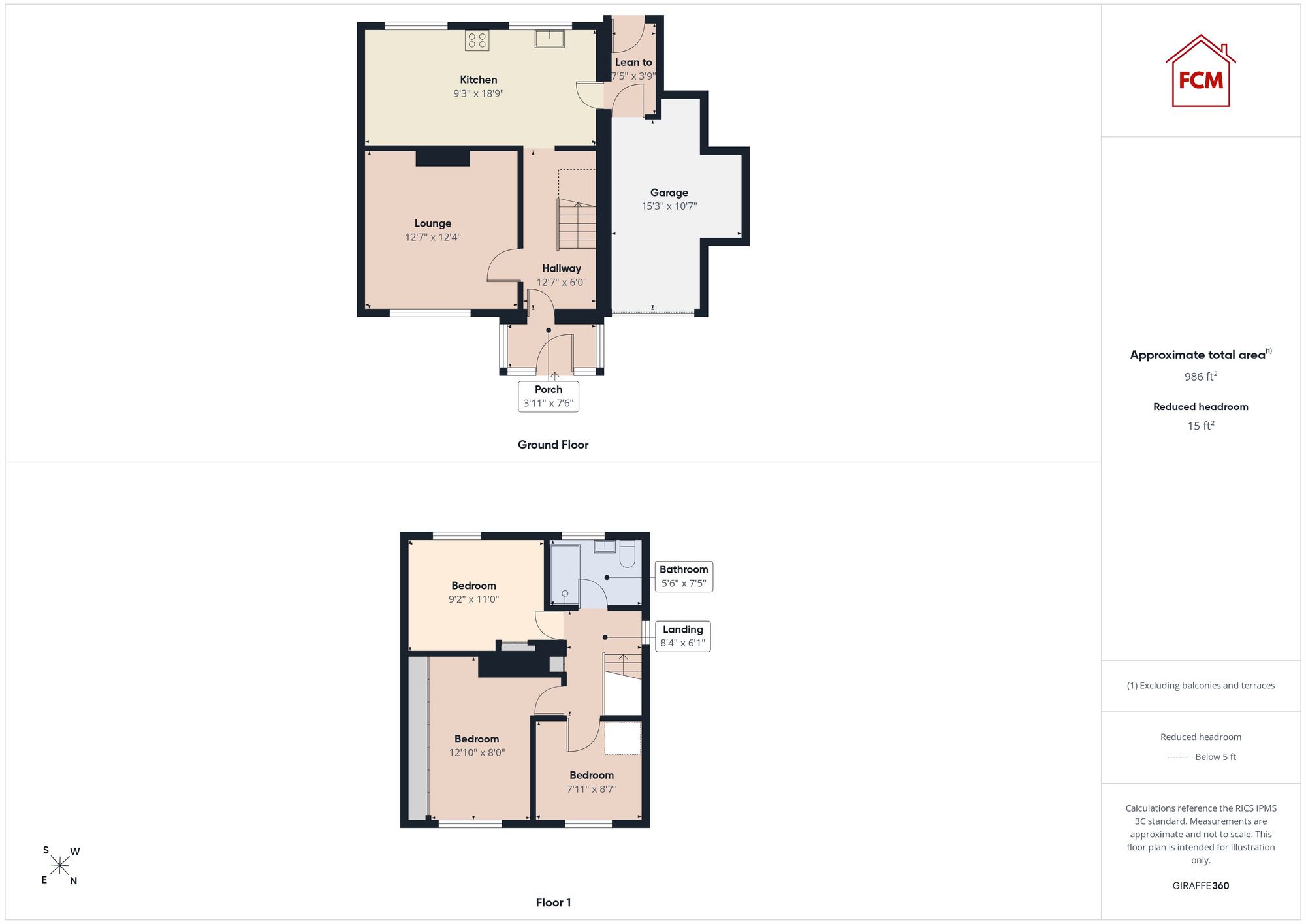 22 Patterdale Avenue, Whitehaven floorplan