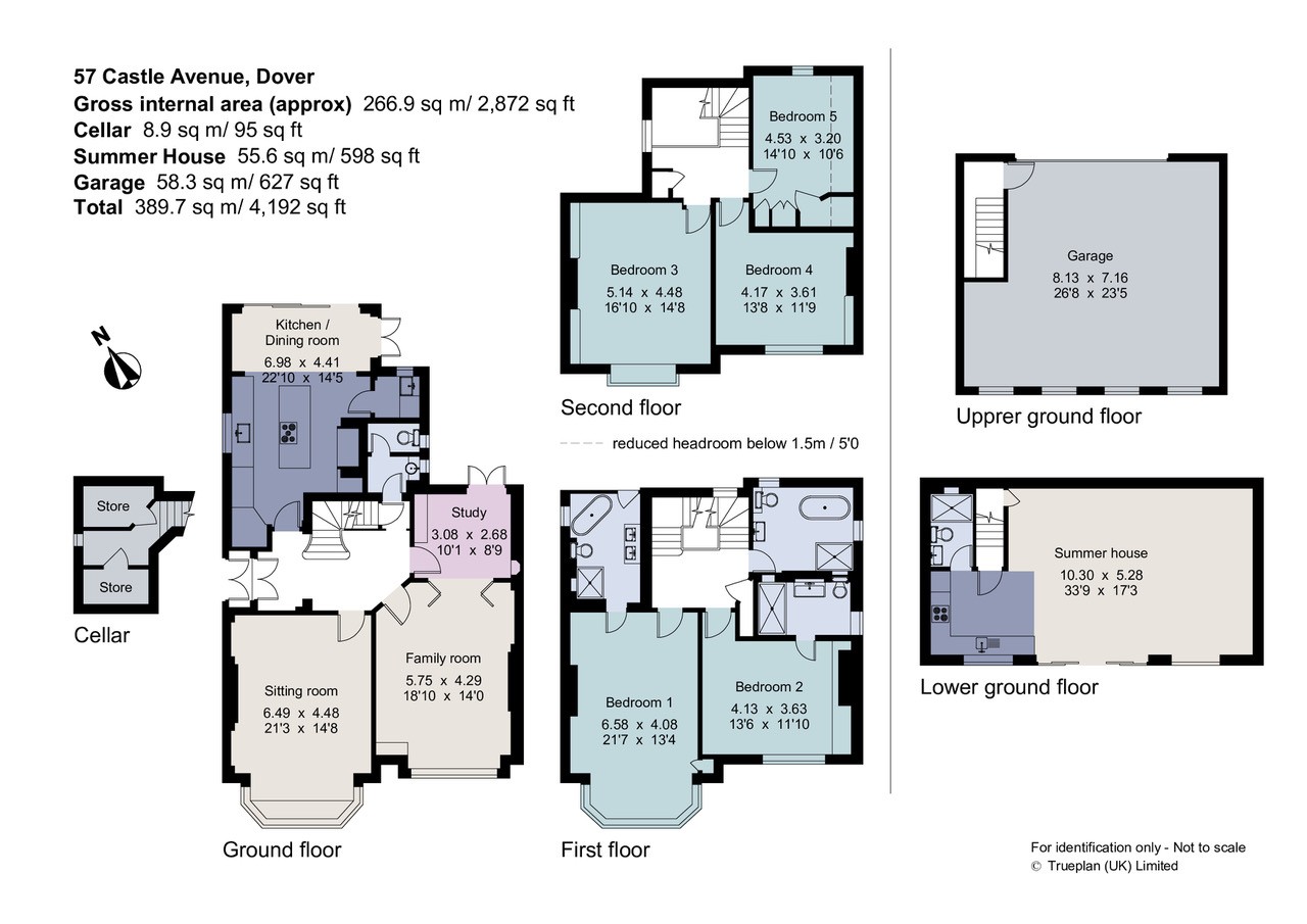 57, Castle Avenue, Kent floorplan