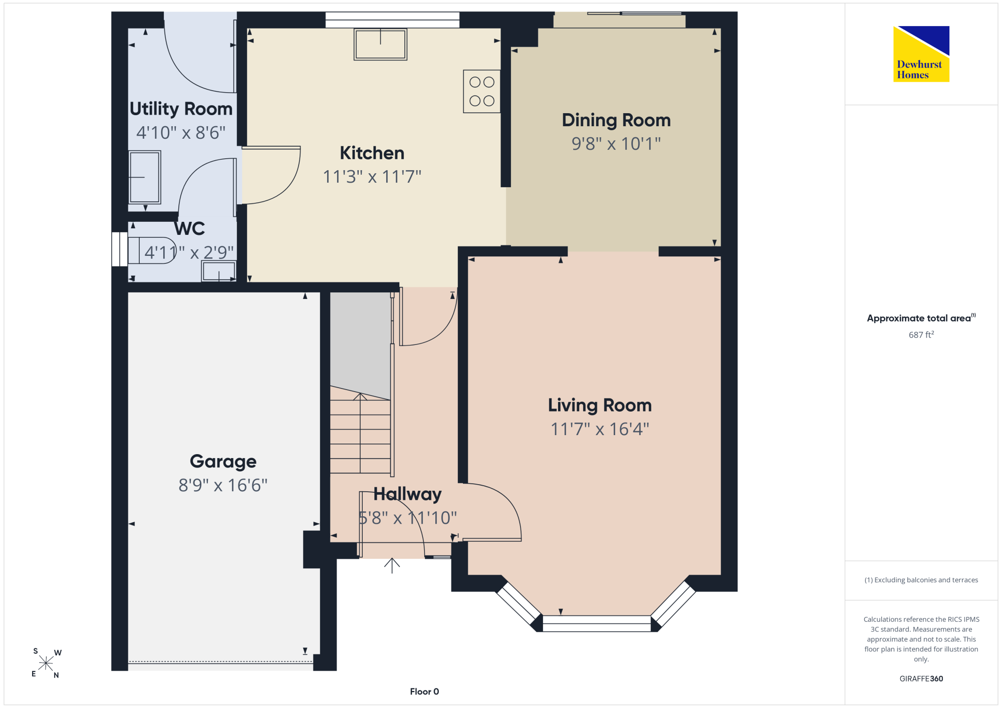 Townlea Close, Preston floorplan