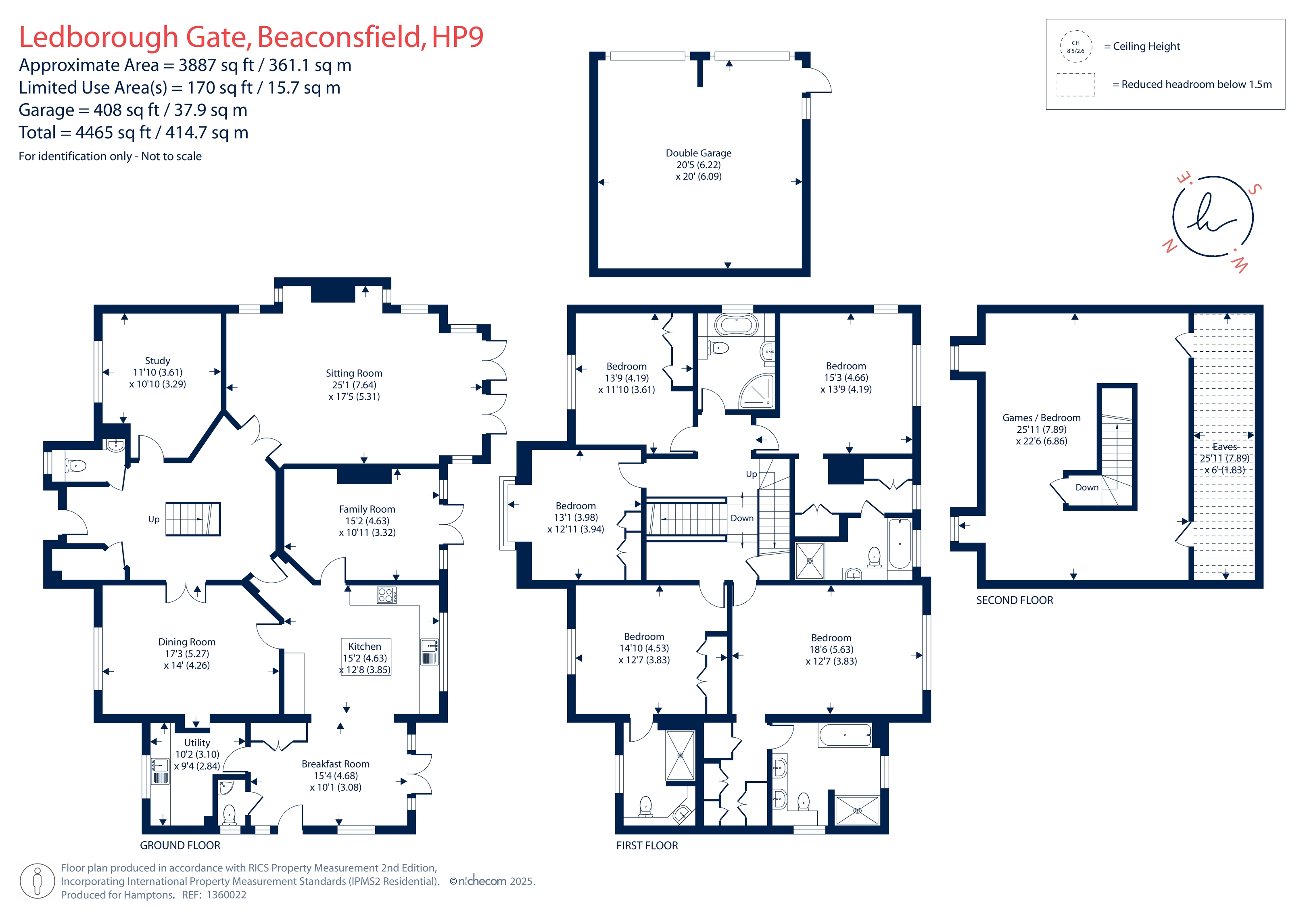 Mentmore Lodge, Ledborough Gate, Beaconsfield floorplan