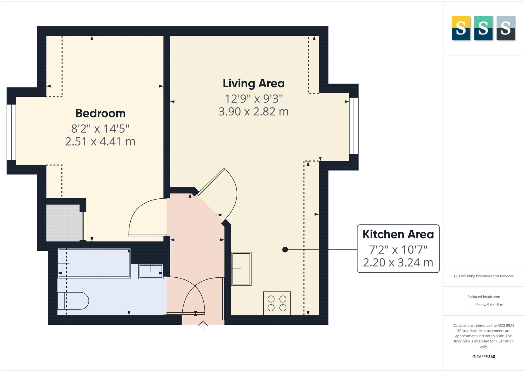 Flat 5, Park House, 123, Chapel Lane, Hampshire floorplan