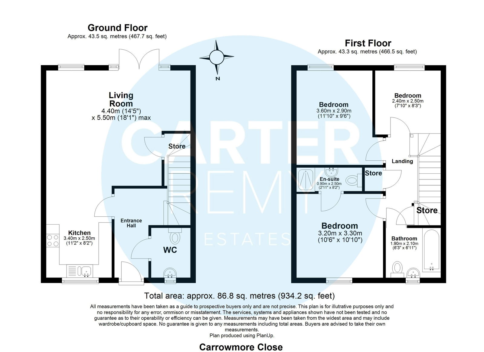 8, Carrowmore close, Grays floorplan