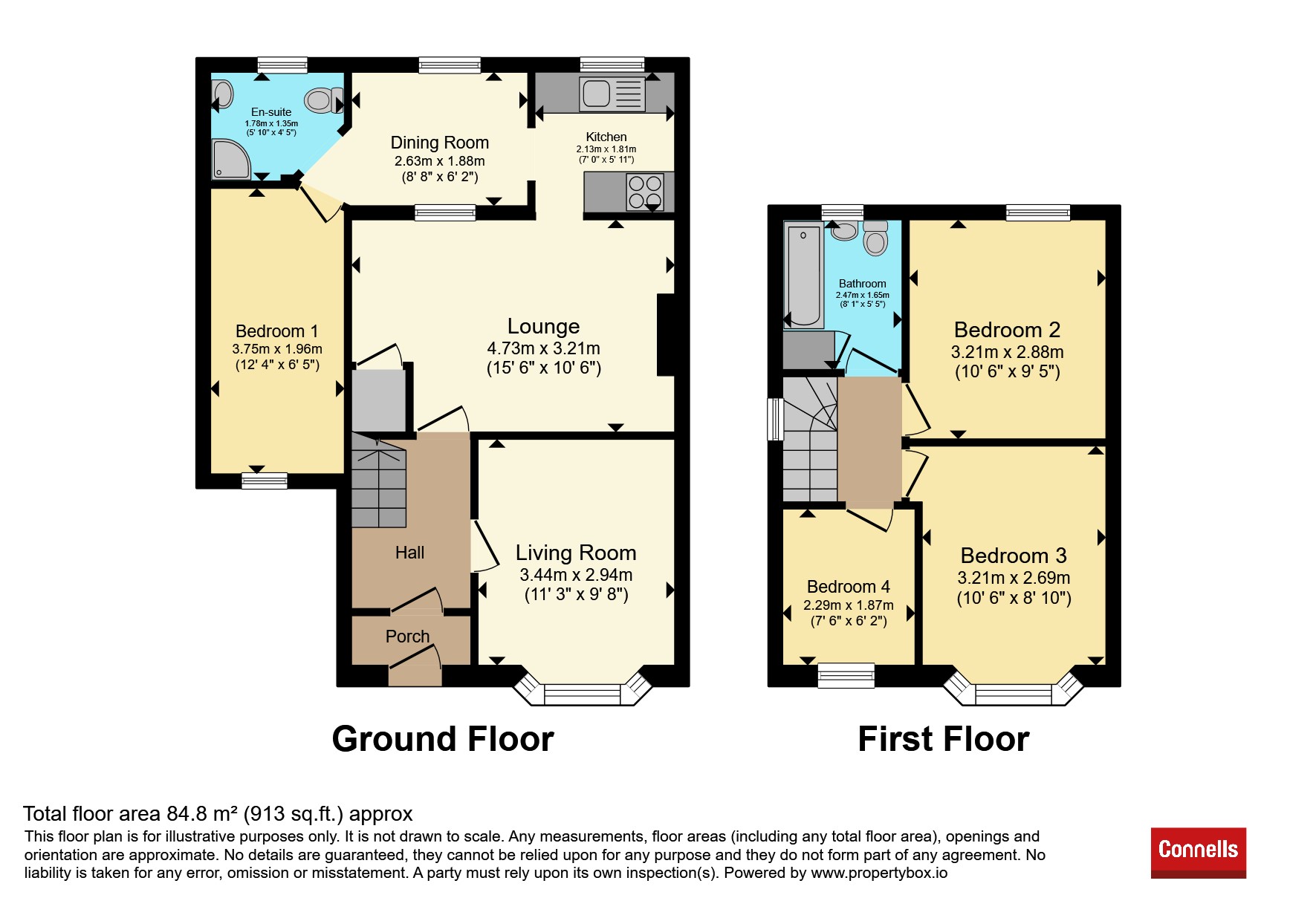 Melrose Close, Worcester floorplan