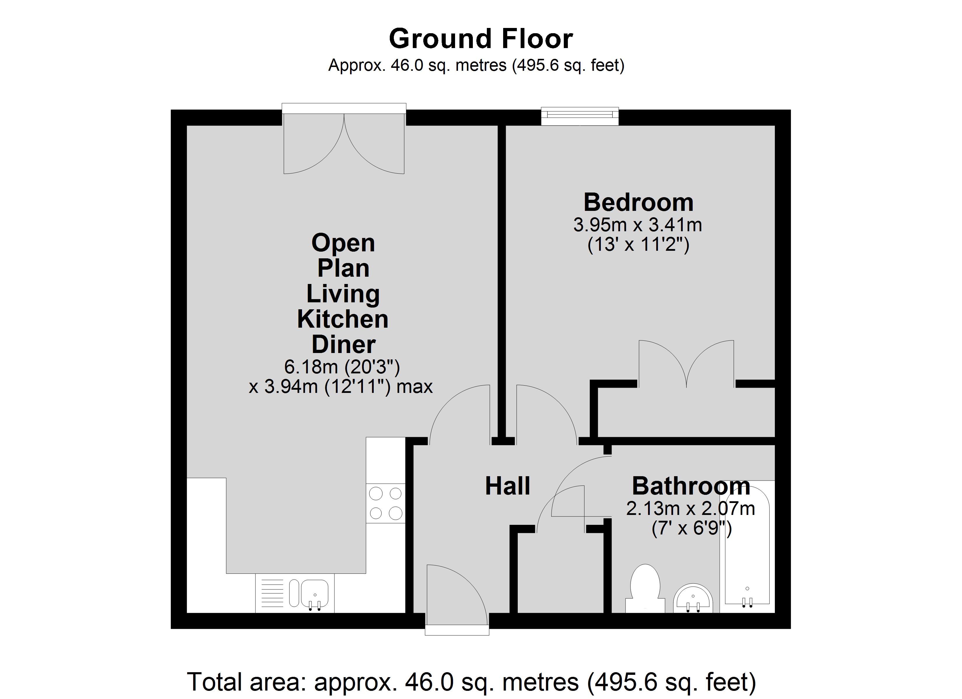 125, Riverside Drive, Lincoln floorplan