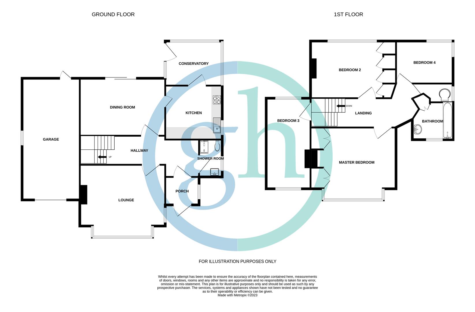 12, Manor Close, Ruislip floorplan