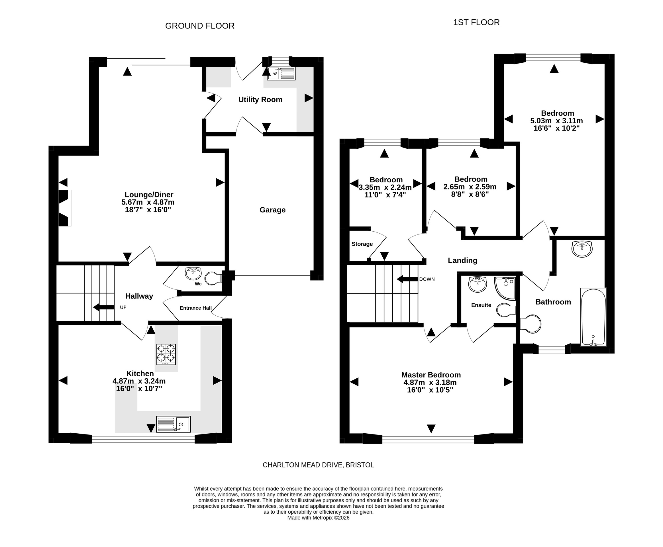 170 Charlton Mead Drive, Bristol floorplan