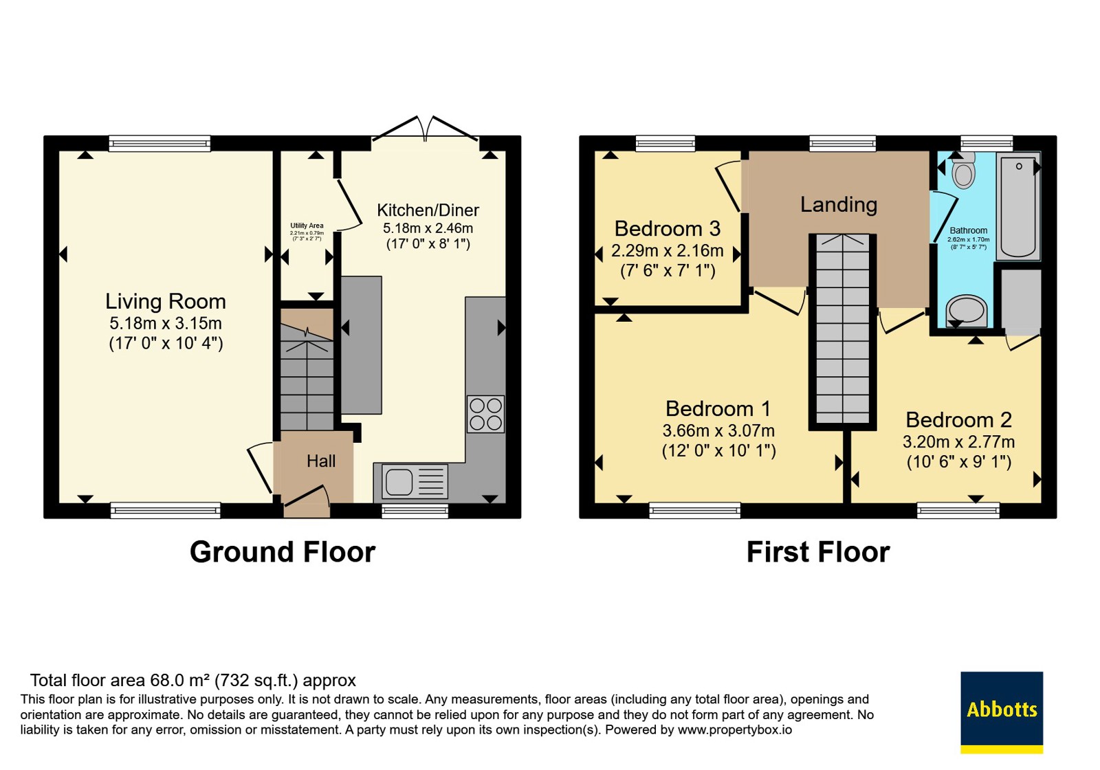 13, Crown Gardens, King's Lynn floorplan