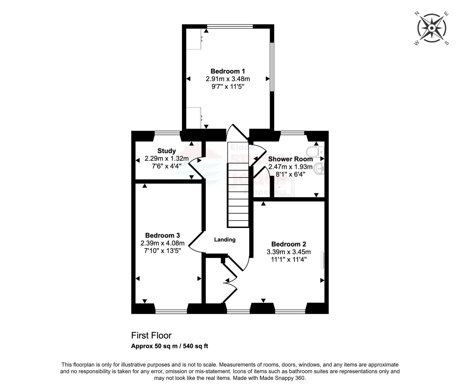Bryn Llan, Lon Llan, Pwllheli floorplan