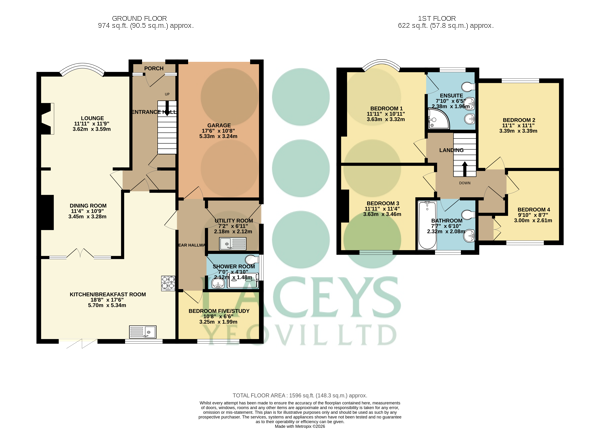 1 Beaconfield Road, Yeovil floorplan
