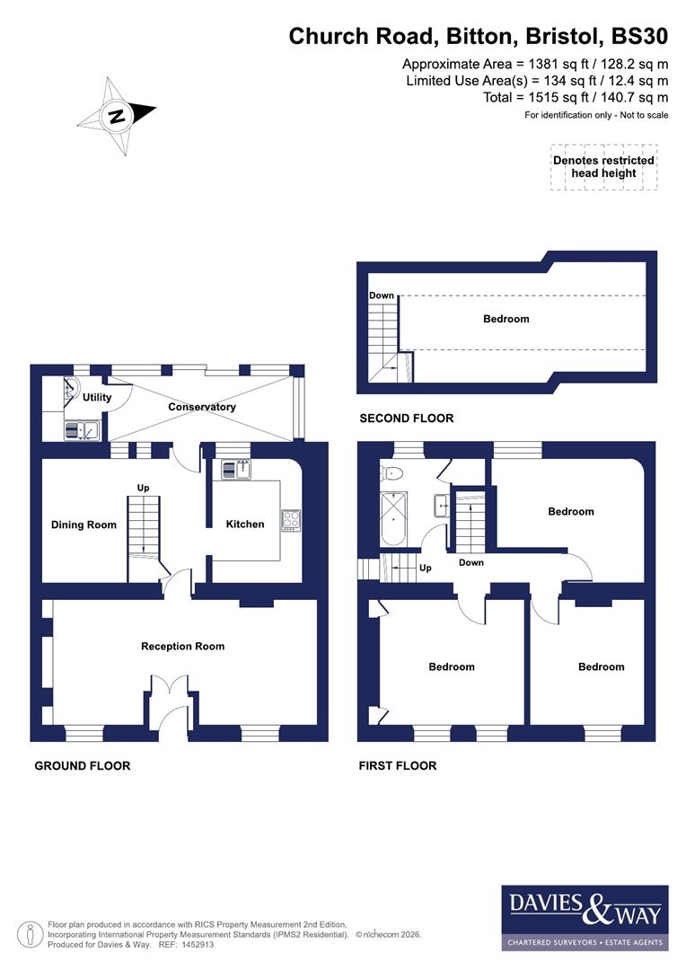Yew Cottage, 40, Church Road, Bristol floorplan