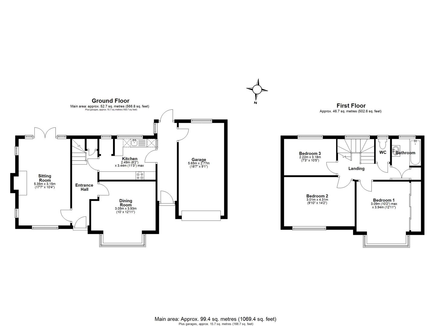 12, Longtye Drive, Whitstable floorplan