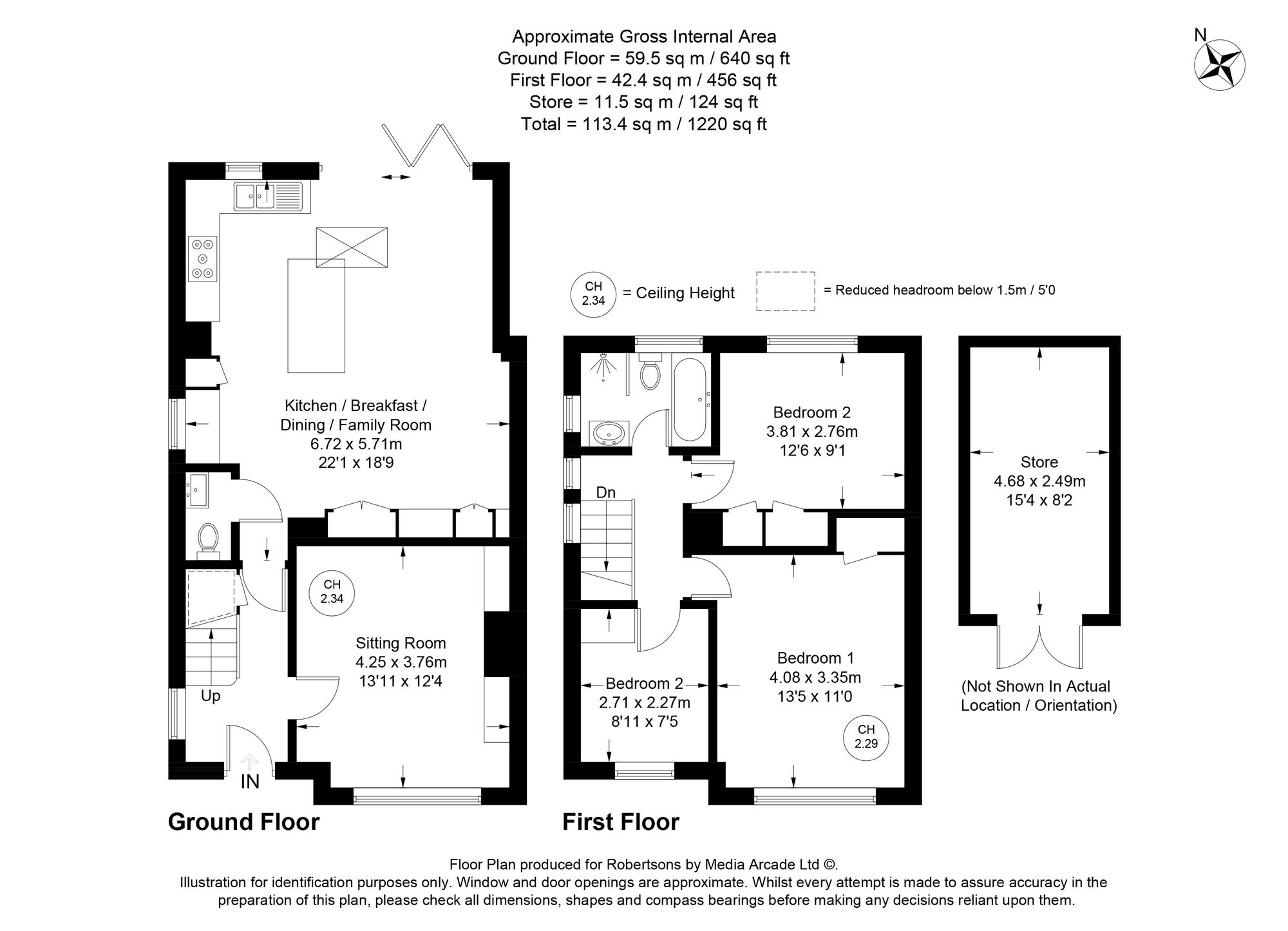 22 Cliffords Way, Bourne End floorplan