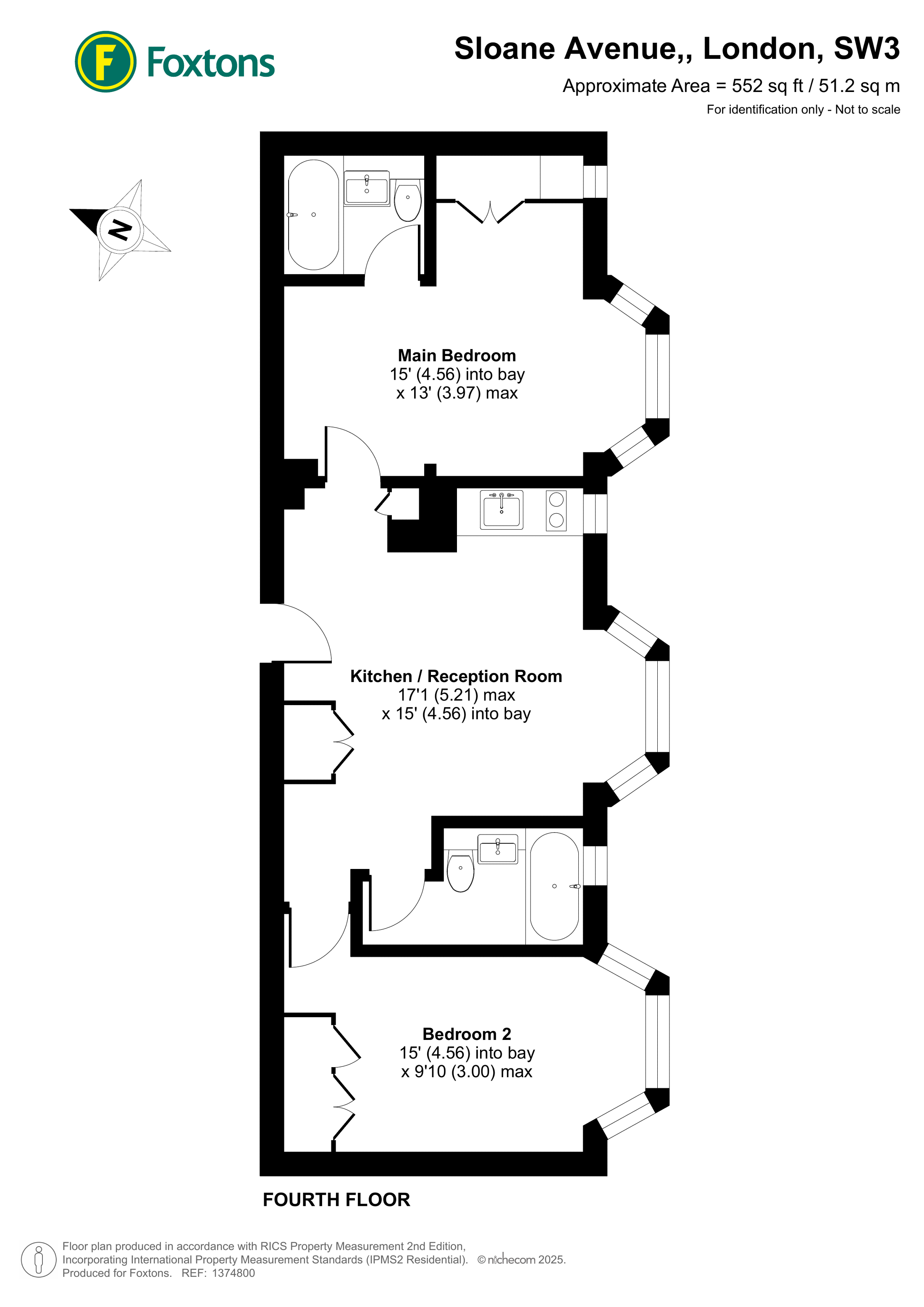 Sloane Avenue, Chelsea floorplan