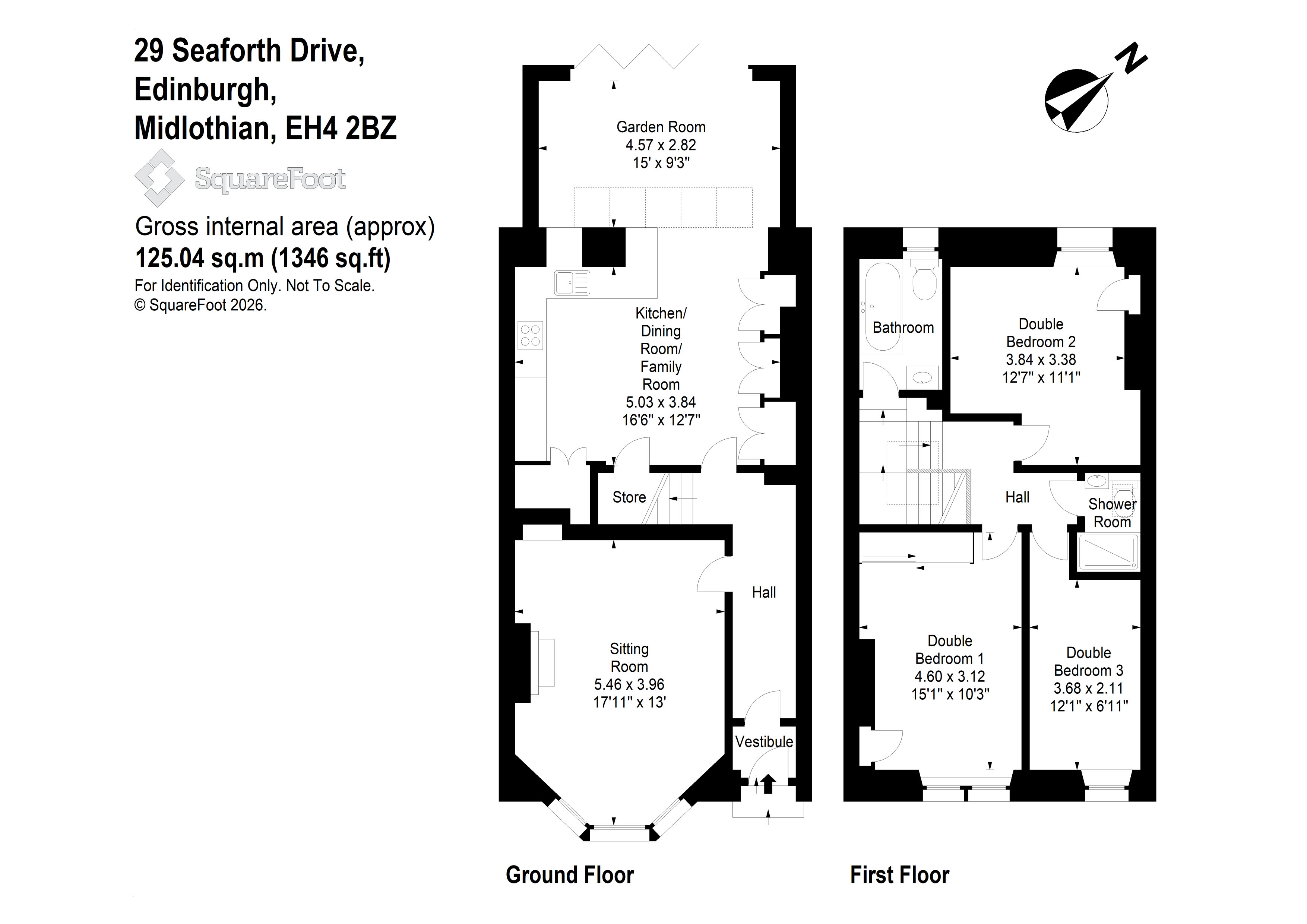29, Seaforth Drive, Edinburgh floorplan