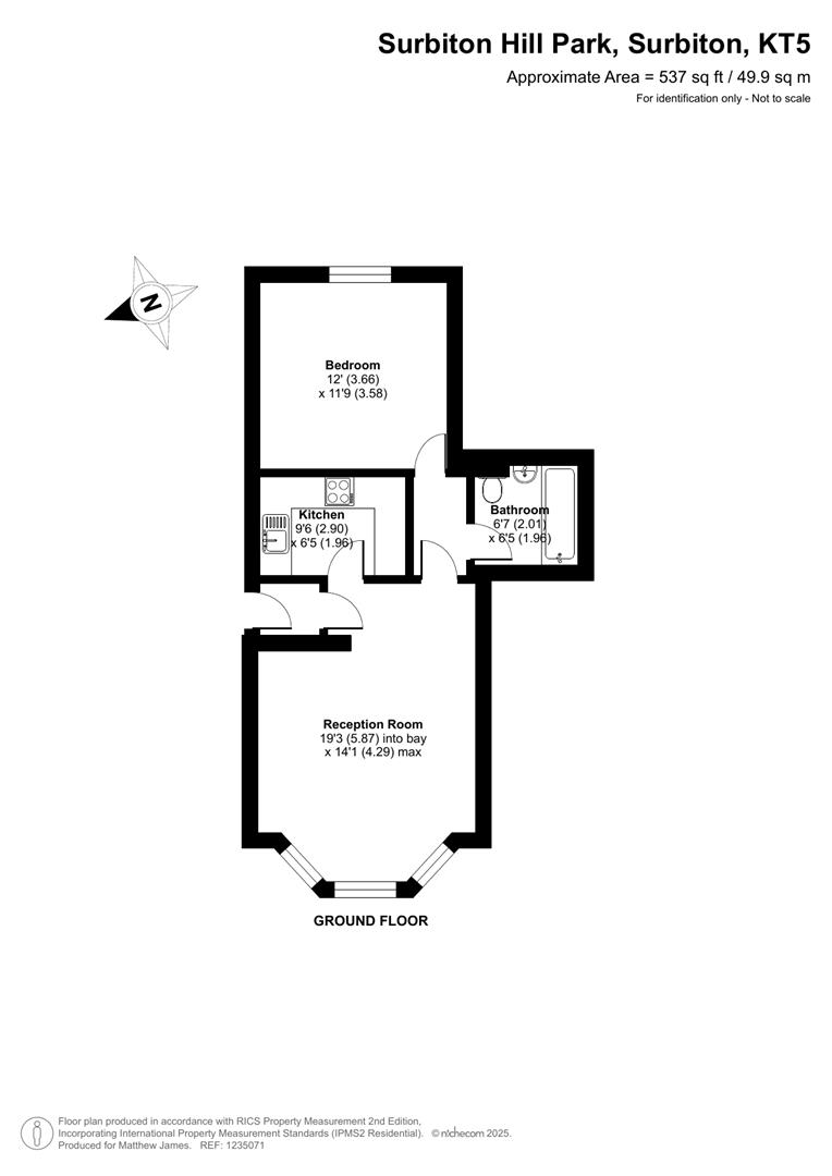 6b, Surbiton Hill Park, Surbiton floorplan
