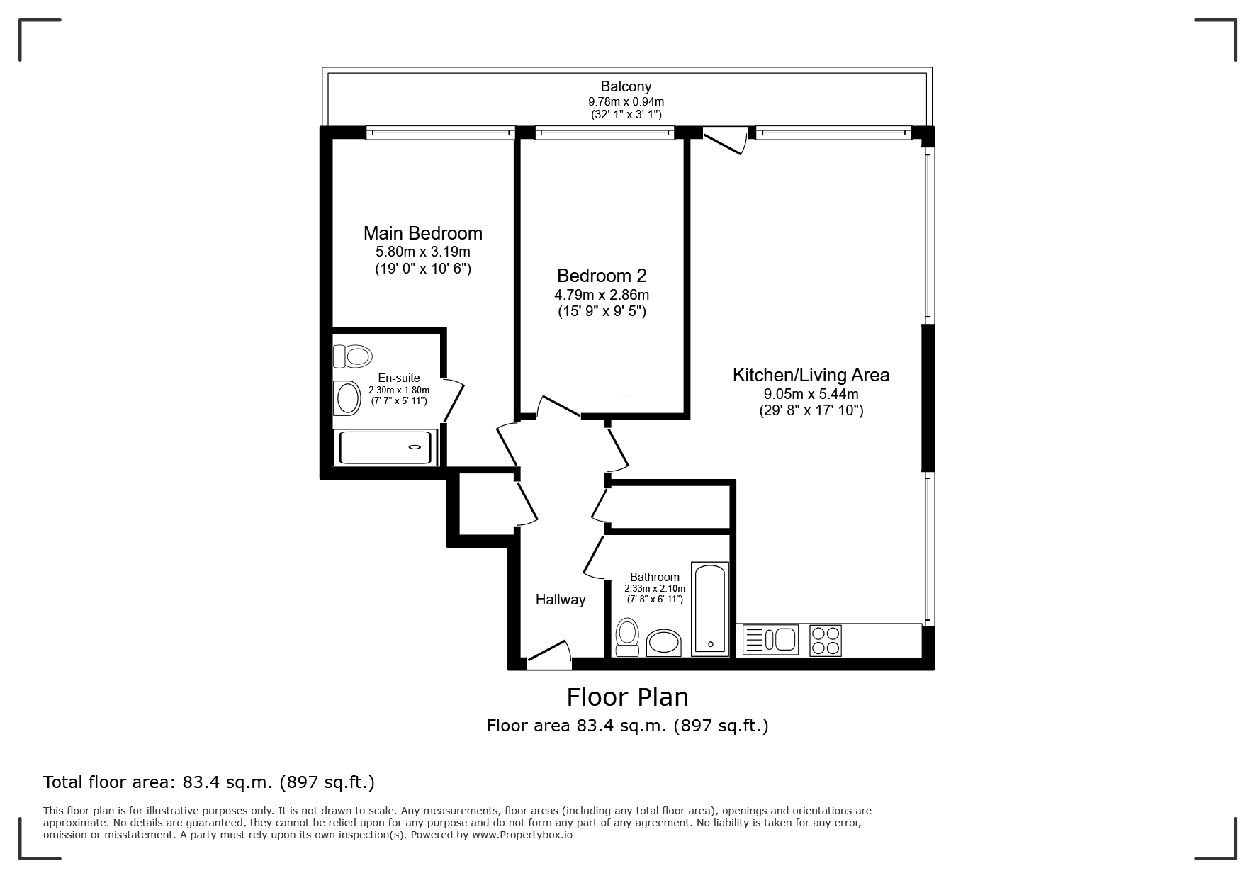 5, The Bay Building, City Centre floorplan