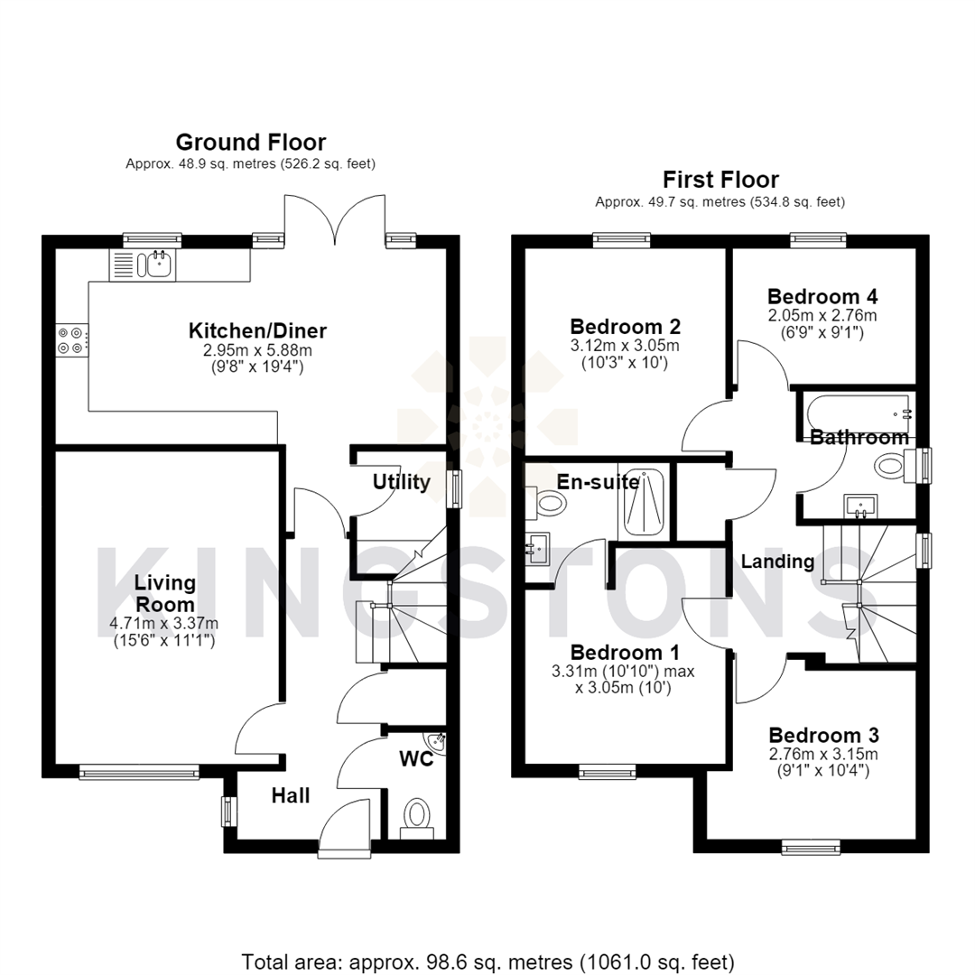 1, Cicely Grove, Melksham floorplan