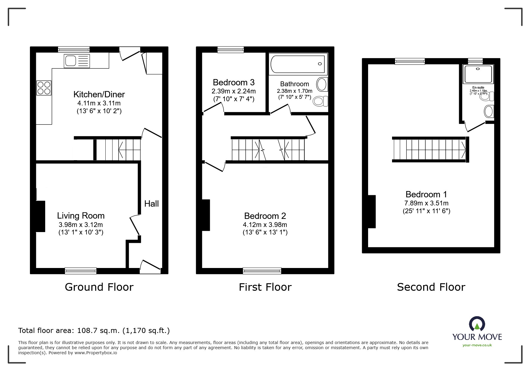 14, Johnson Street, Swinton floorplan
