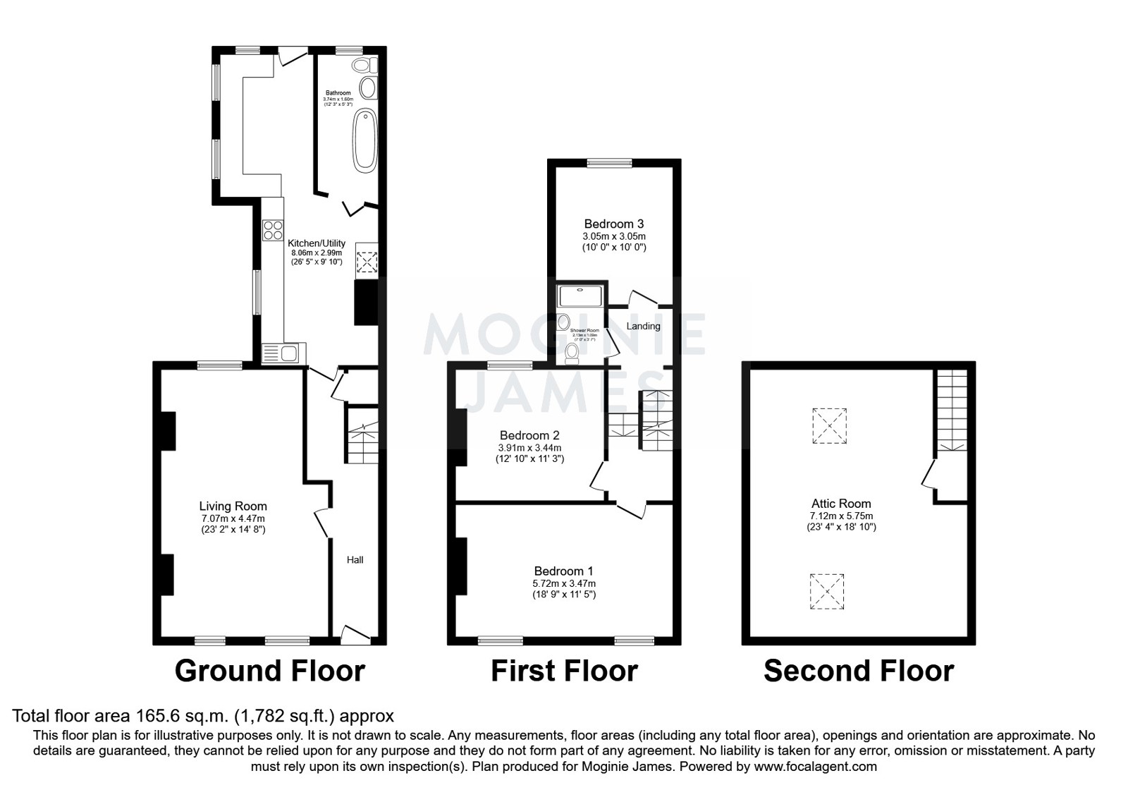 14, South Luton Place, Cardiff floorplan