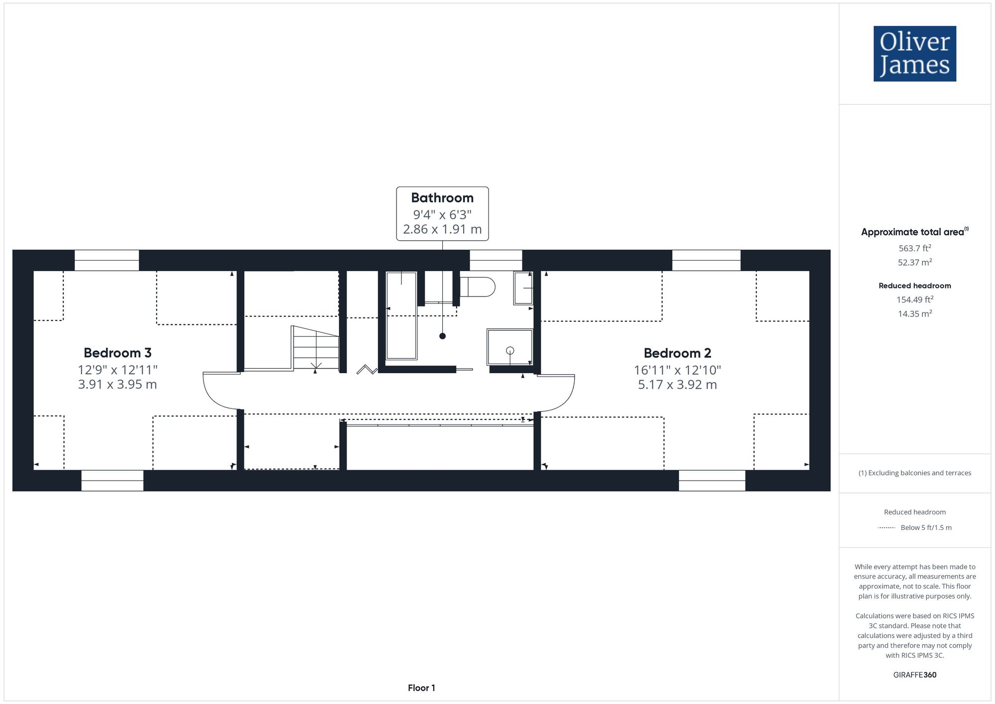 5a Redebourn Lane, Huntingdon floorplan