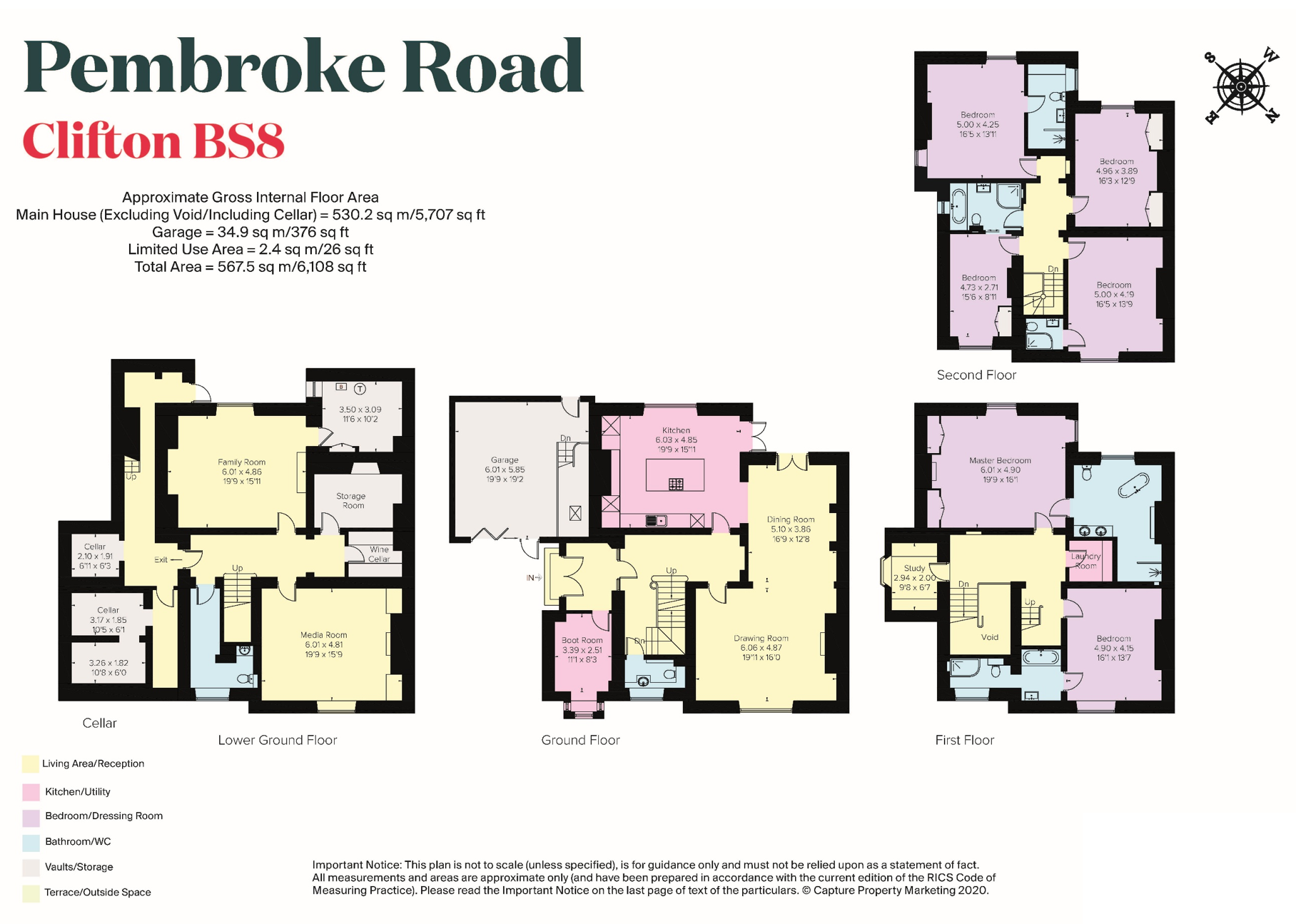 17, Pembroke Road, Bristol floorplan