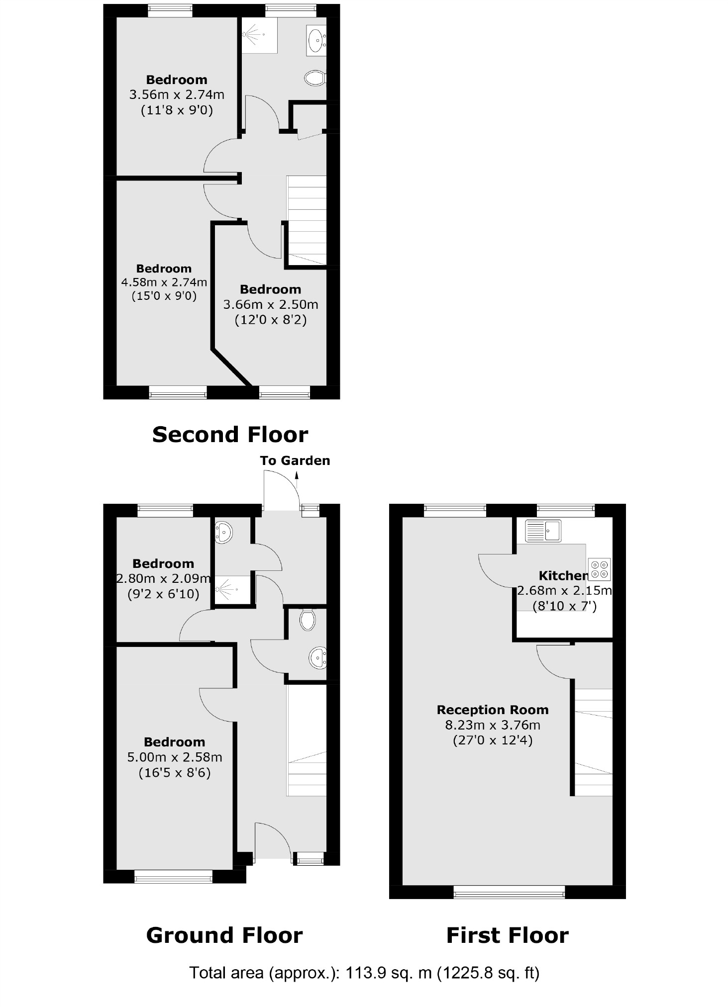 28, Lanark Close, London floorplan