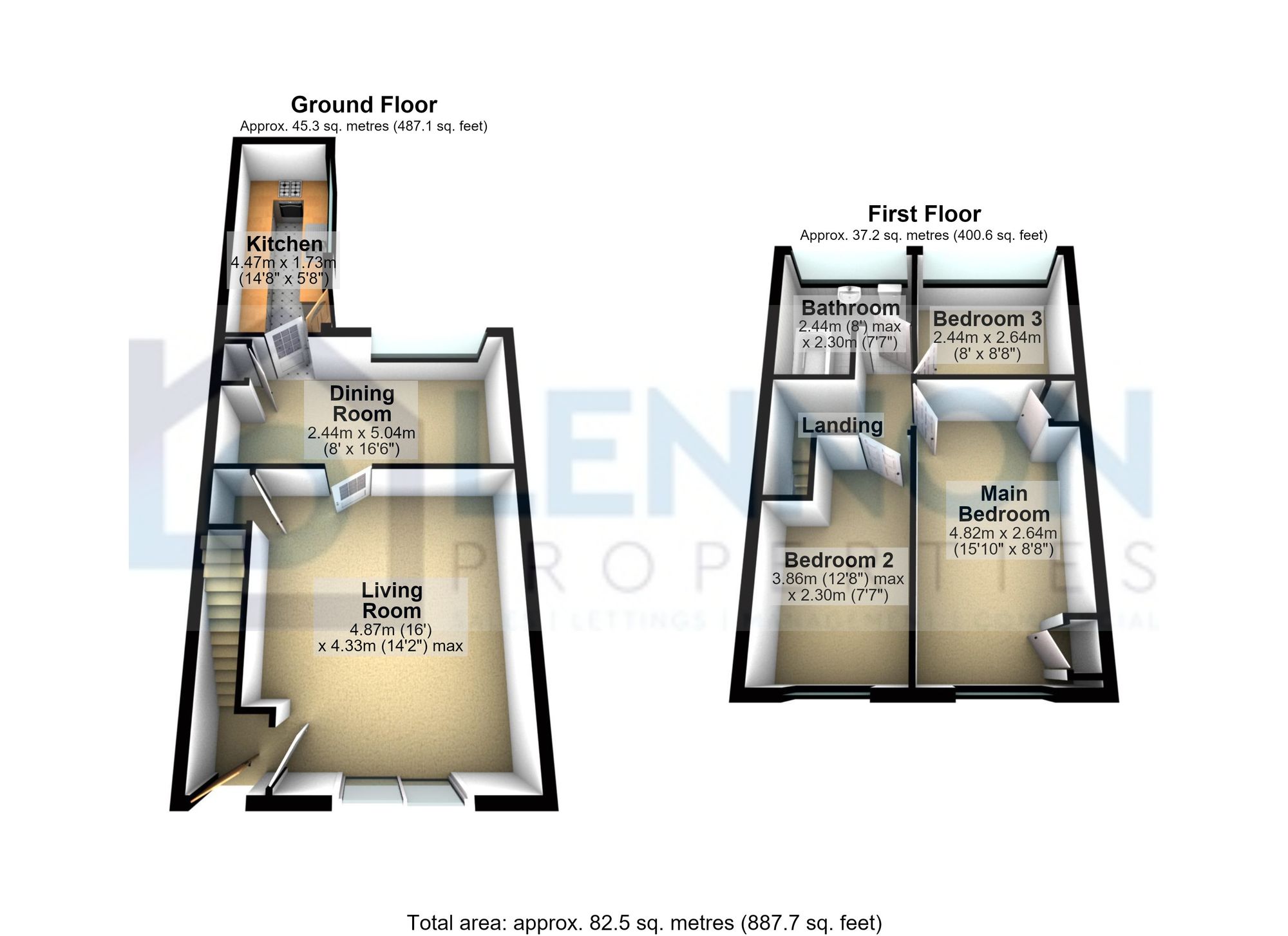 45 Coronation Terrace, Ashington floorplan