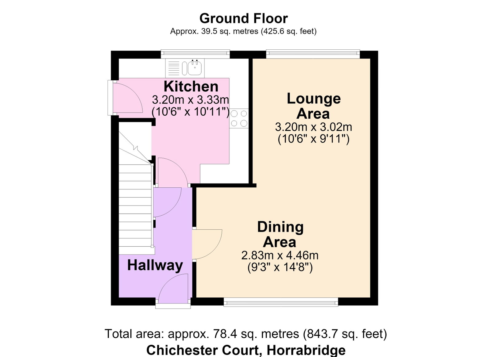 7, Chichester Court, Yelverton floorplan