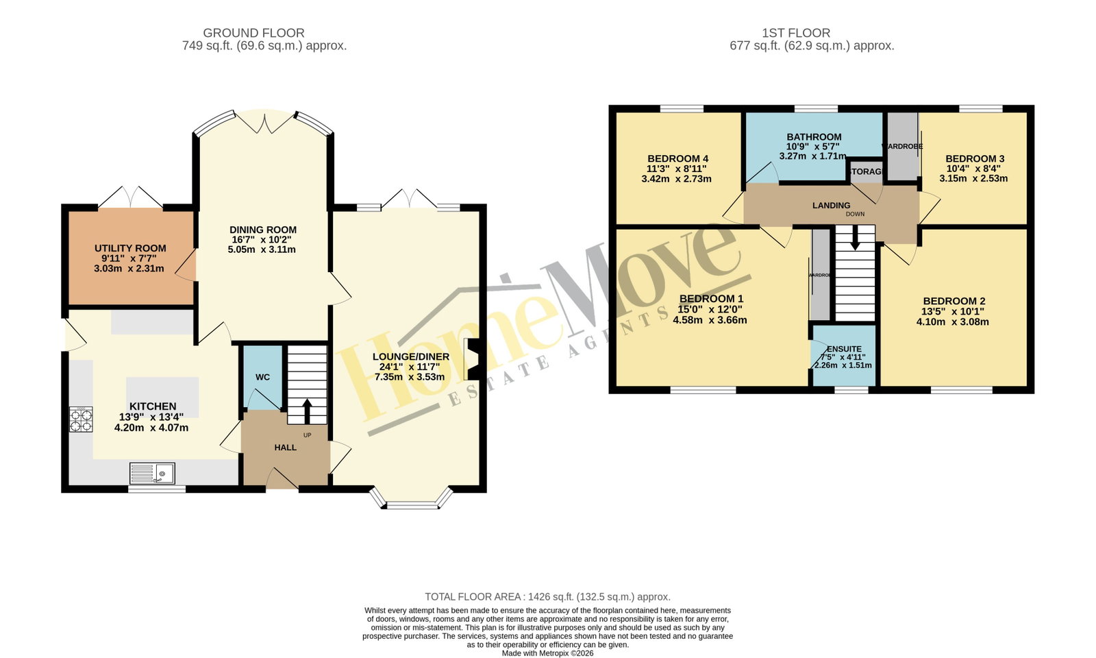 6, Weinahr Close, Market Harborough floorplan