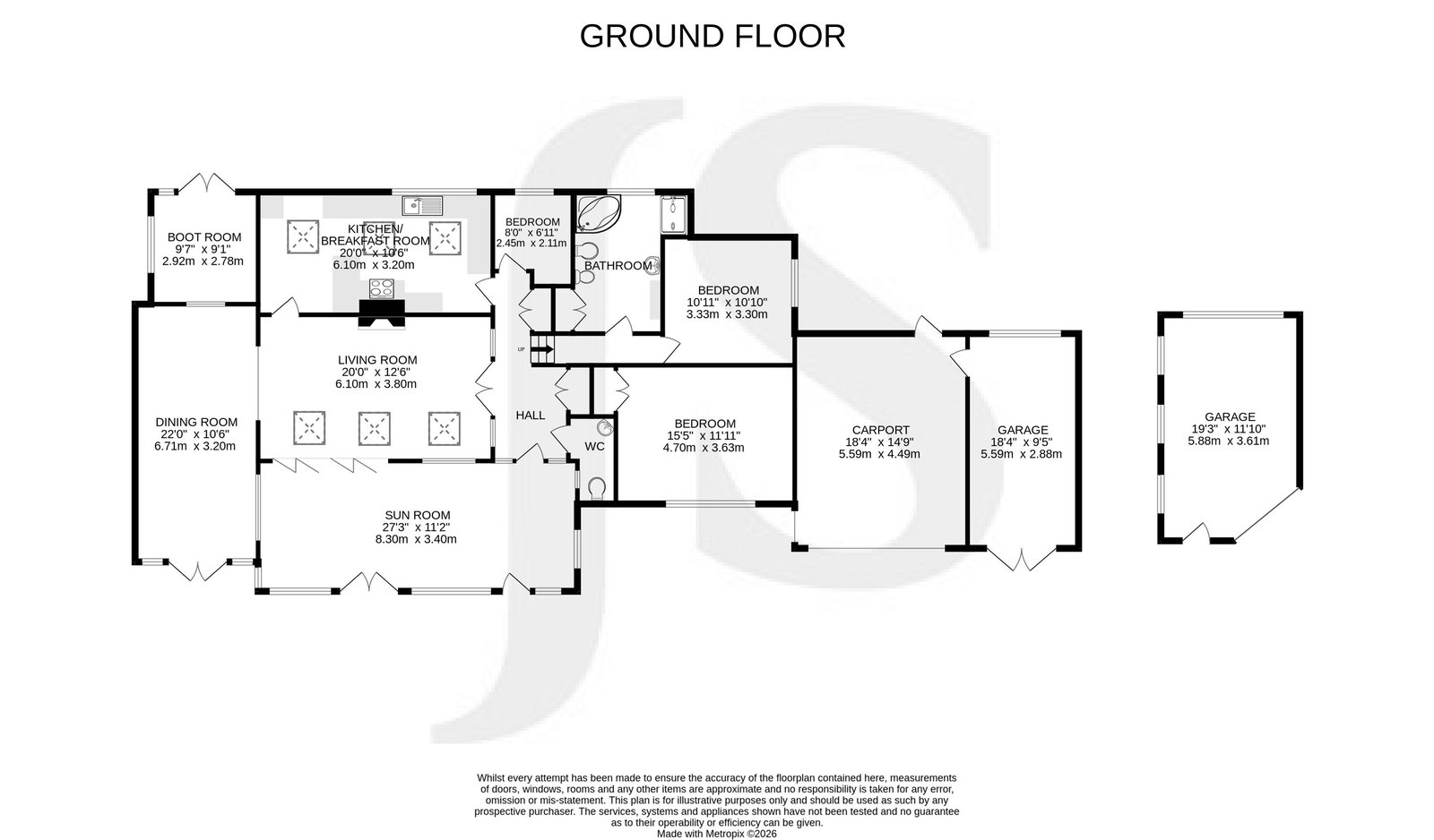 9a, Allendale Avenue, Worthing floorplan