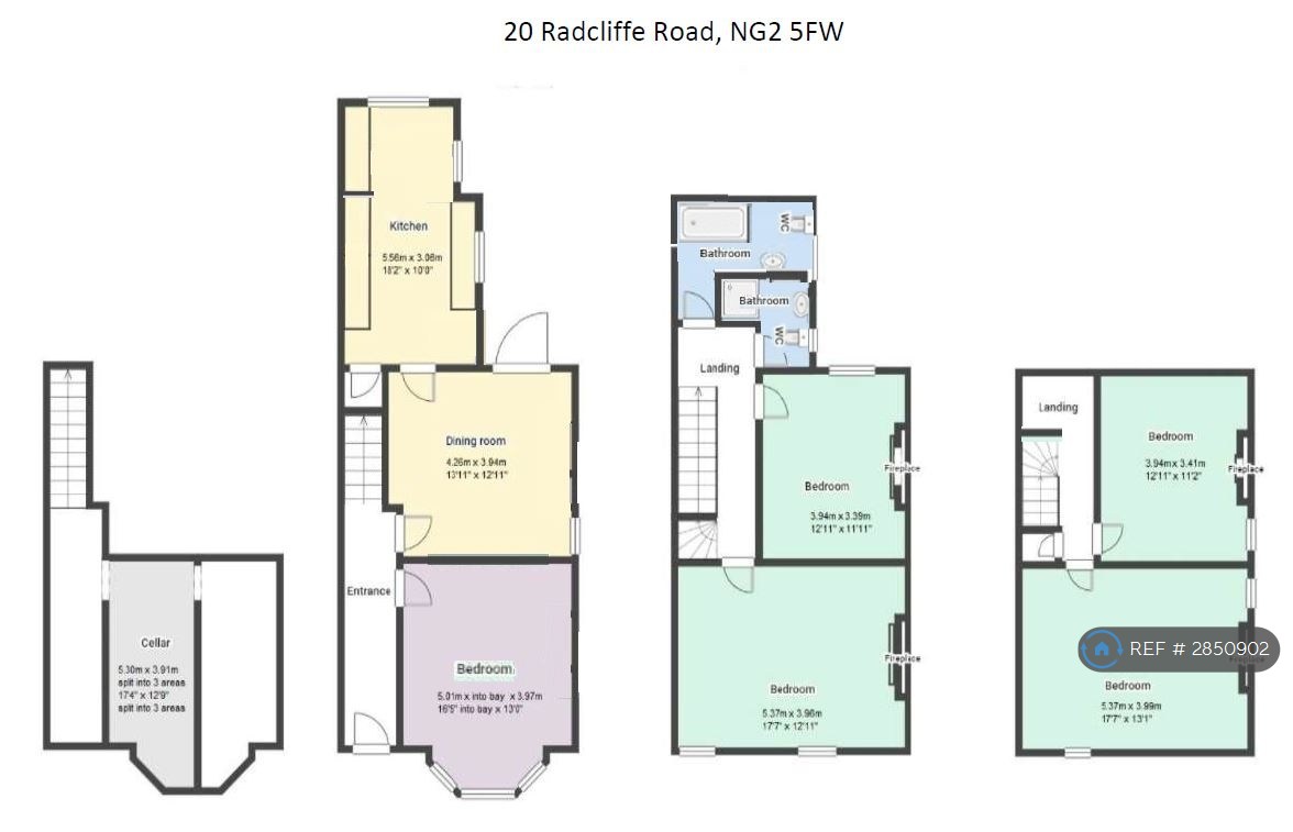 Radcliffe Road, West Bridgford, Nottingham floorplan