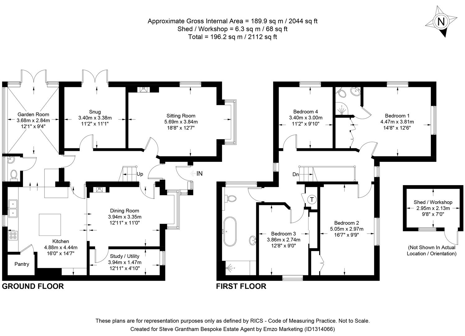 66, Mill Road, Denmead floorplan