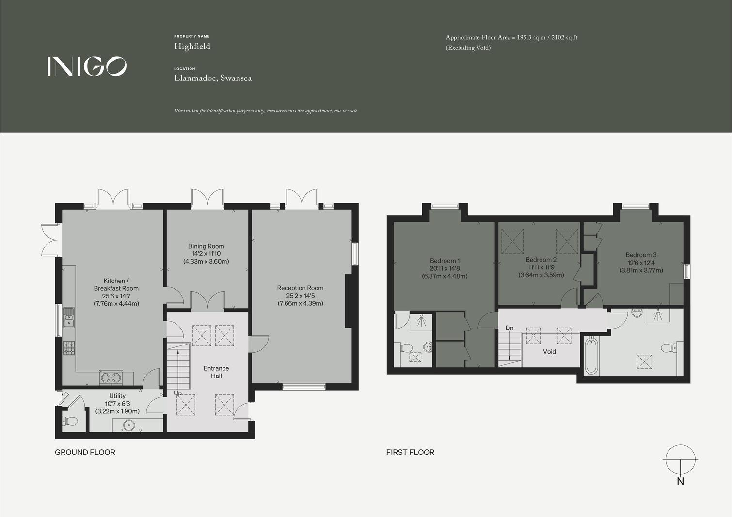 Highfield, Llanmadoc, Swansea floorplan