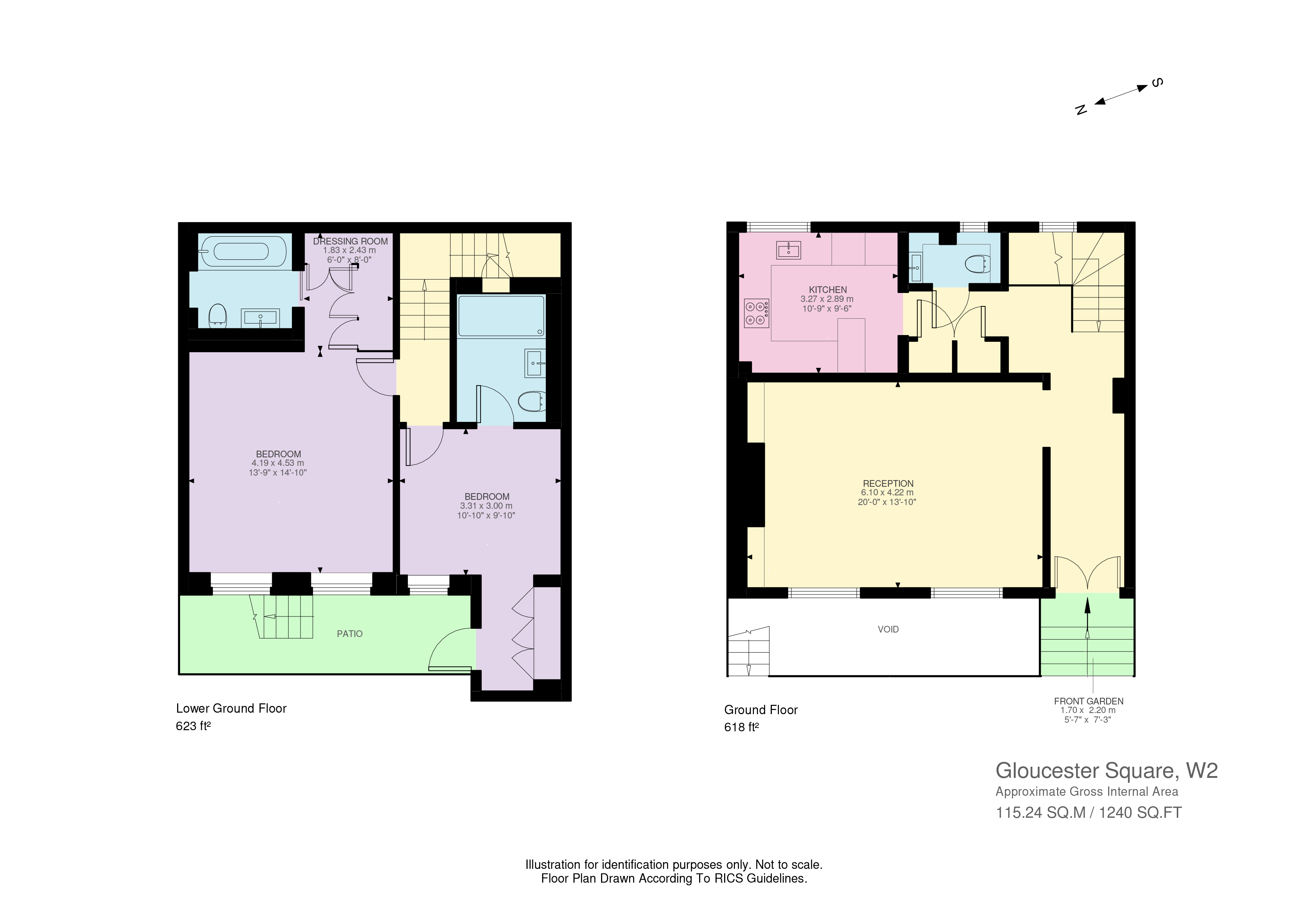 Gloucester Square, London floorplan