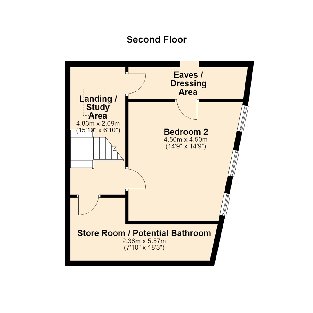 222, Newchurch Road, Bacup floorplan