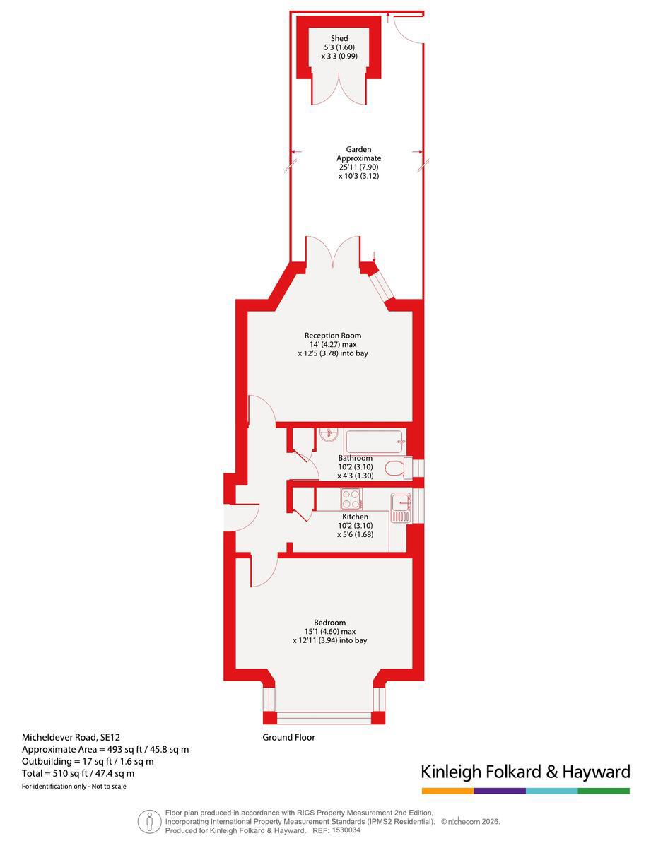 Flat A, 23, Micheldever Road, London floorplan