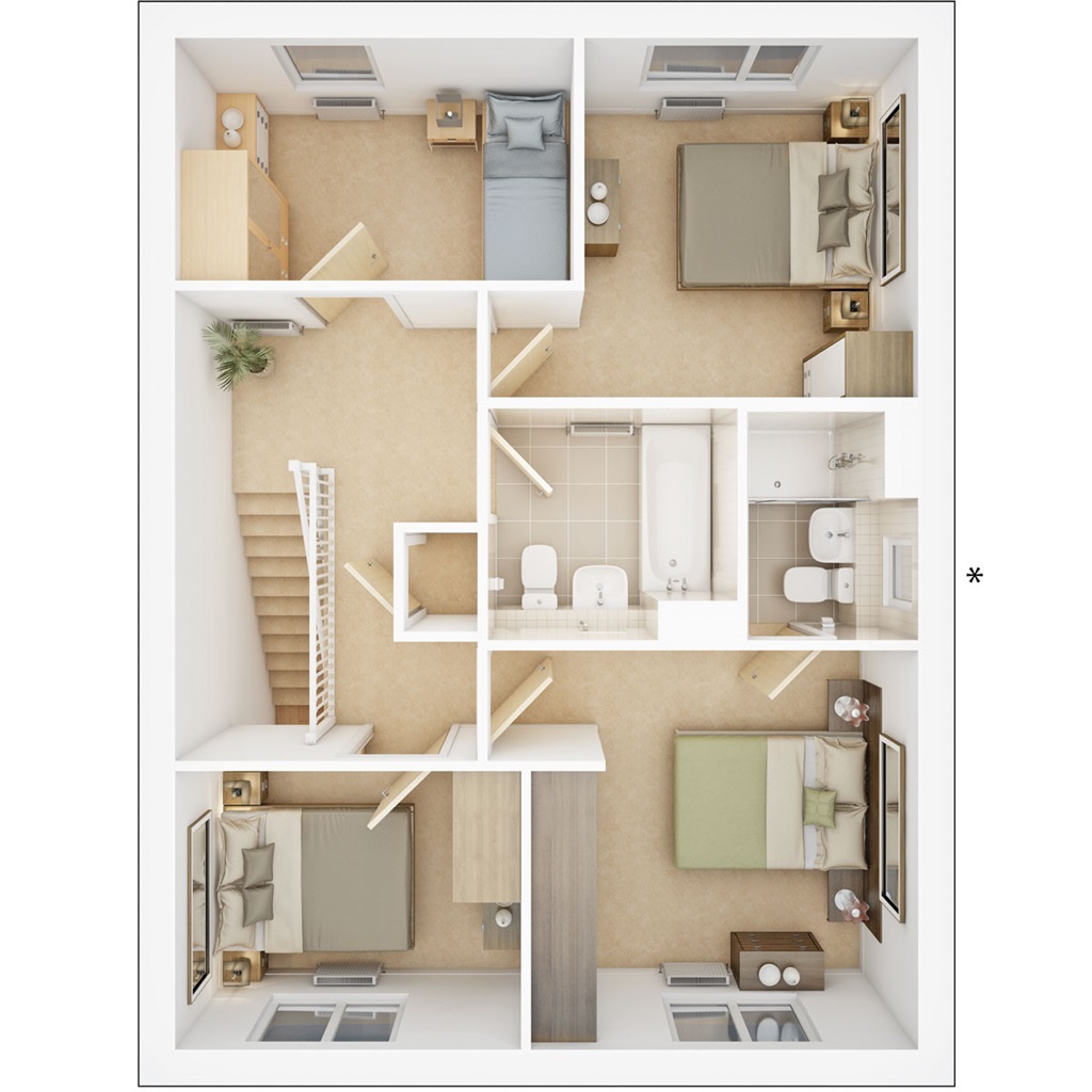 "The Bittesford Plot 69" at Ockley Lane, Hassocks BN6, 4 bedroom