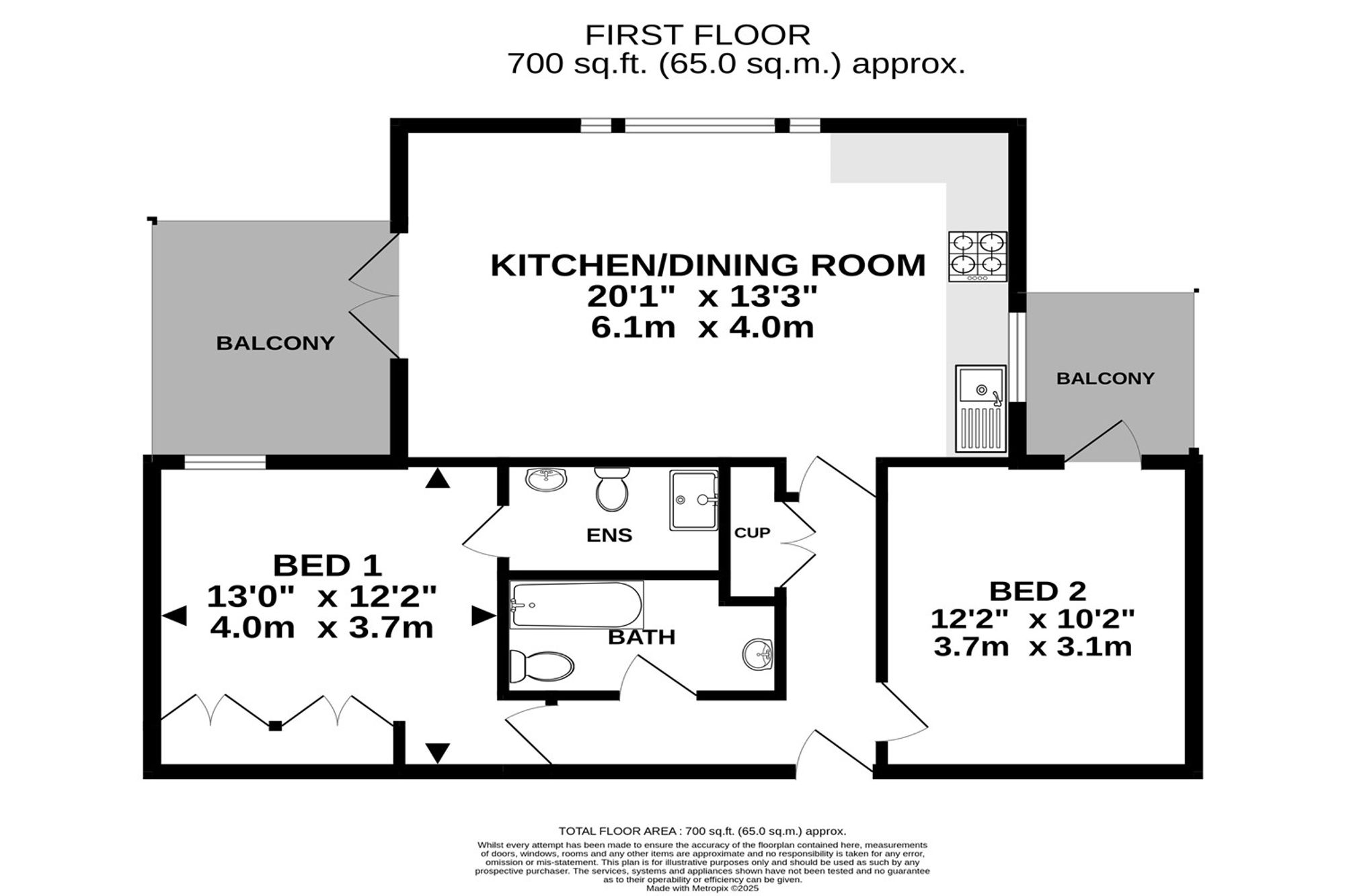 Apt 4 Connaught Place, 300 Hale Road, Altrincham floorplan