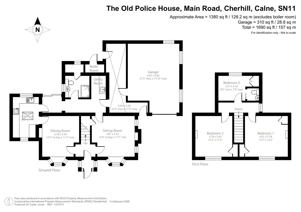The Old Police House,, Main Road, Calne floorplan