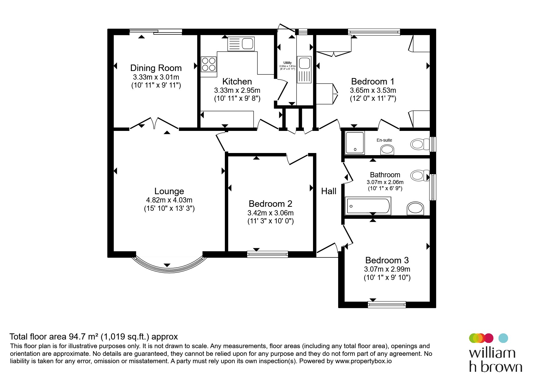 42, Elm Avenue, Great Yarmouth floorplan