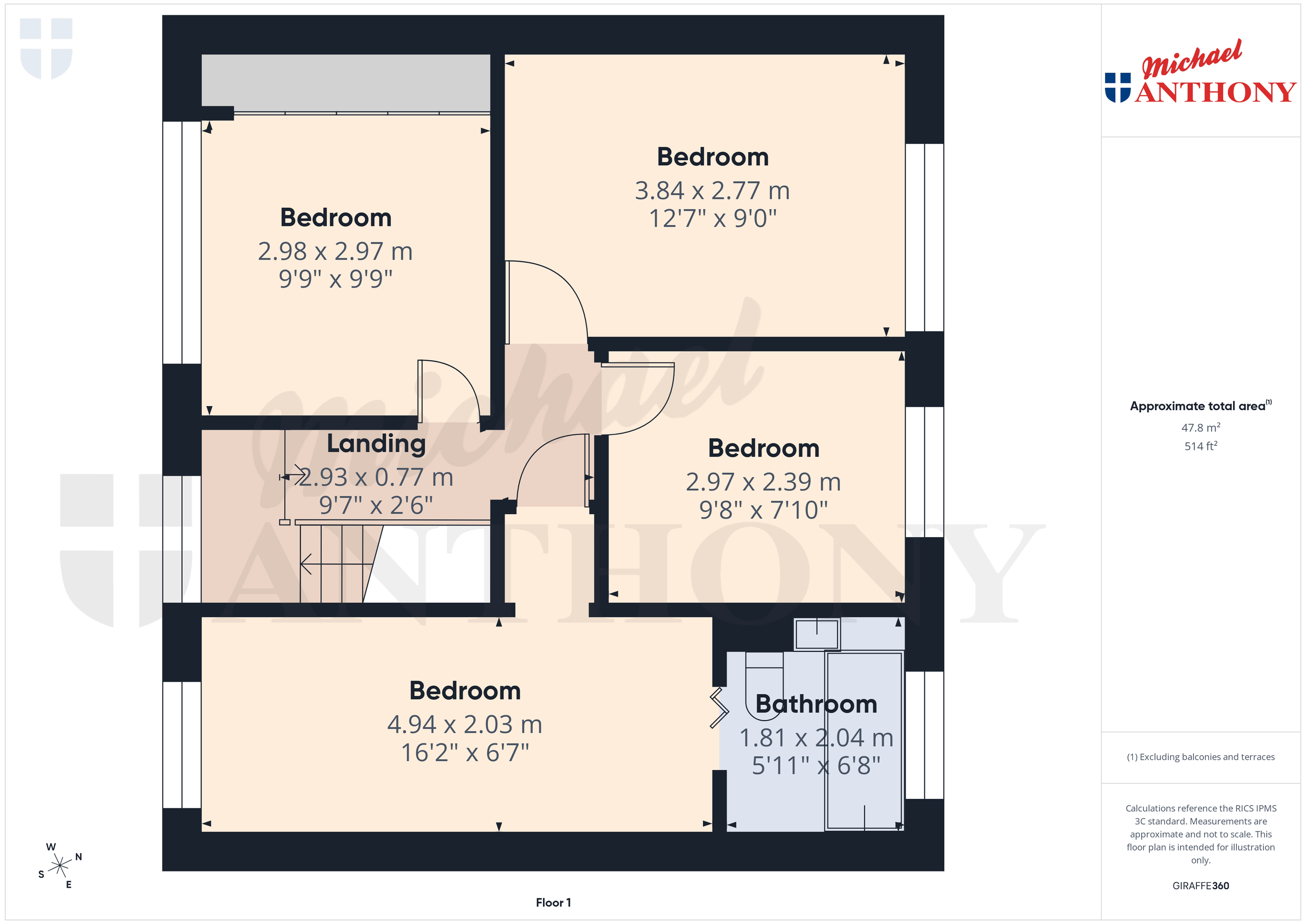 61 Queens Mead, Aylesbury floorplan