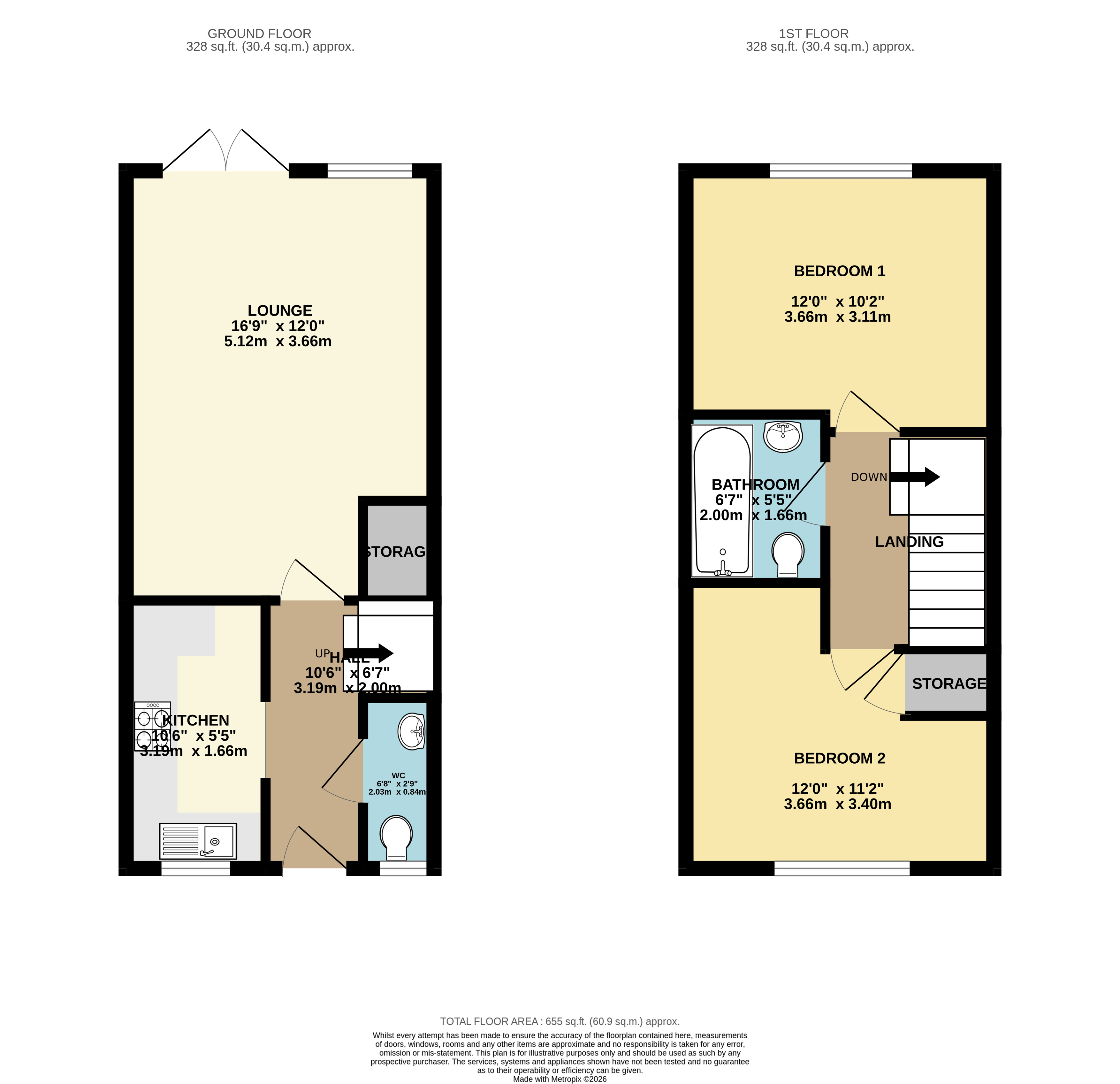 5, Dandelion Close, Rush Green floorplan