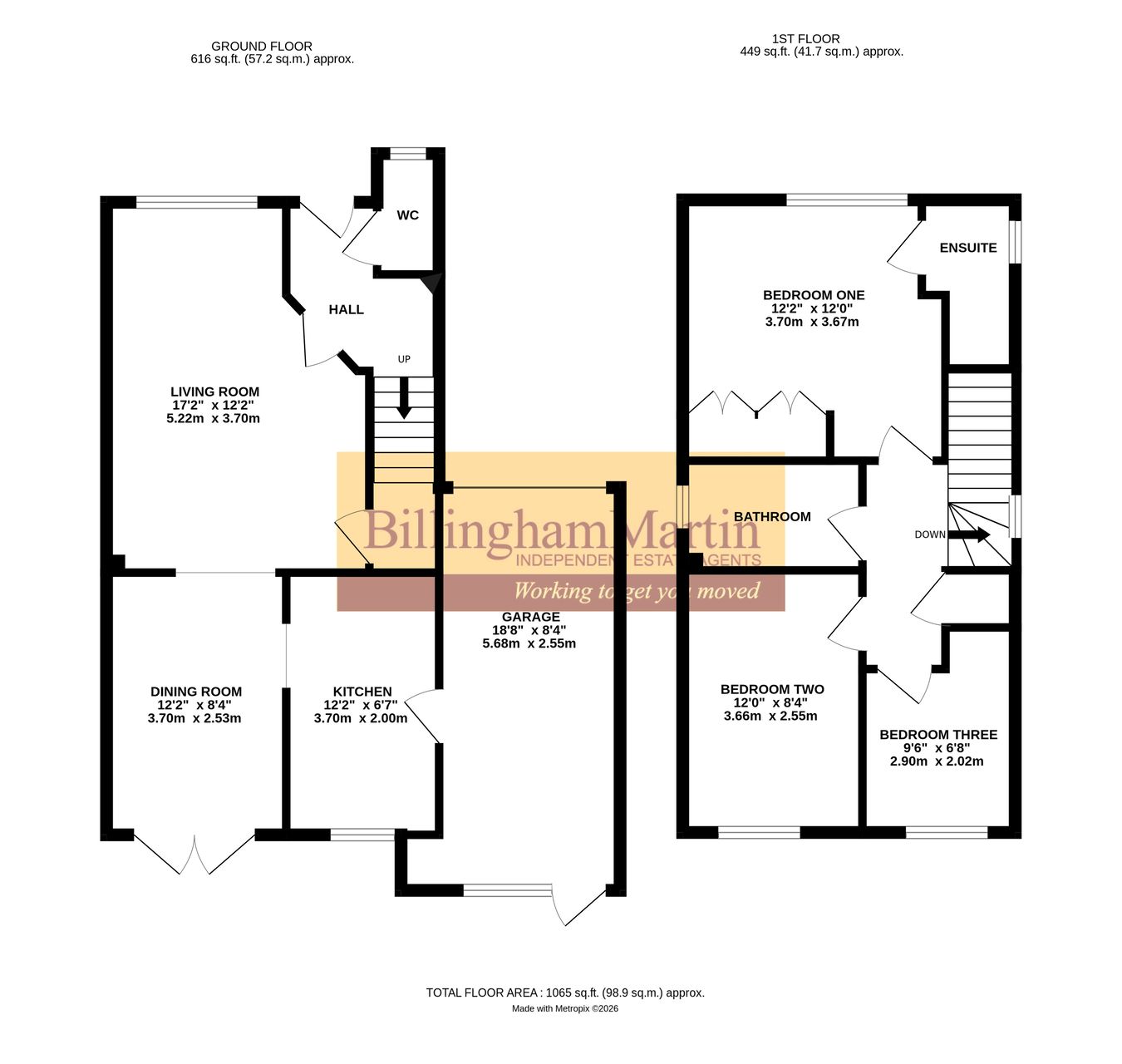 24, Ruth Close, FARNBOROUGH floorplan