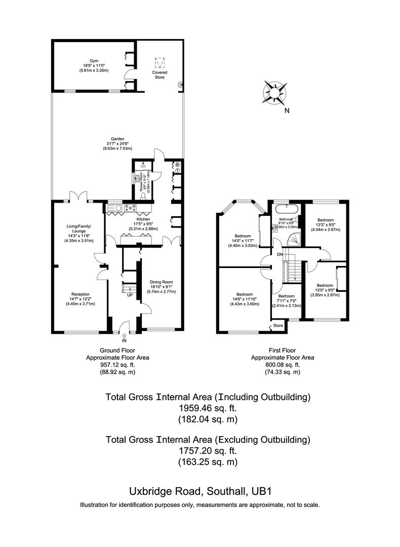 146, Uxbridge Road, Southall floorplan