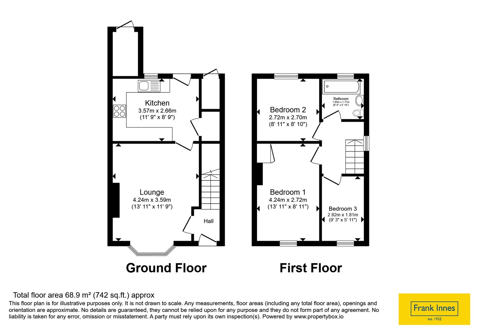 25, Somersall Street, Nottinghamshire floorplan