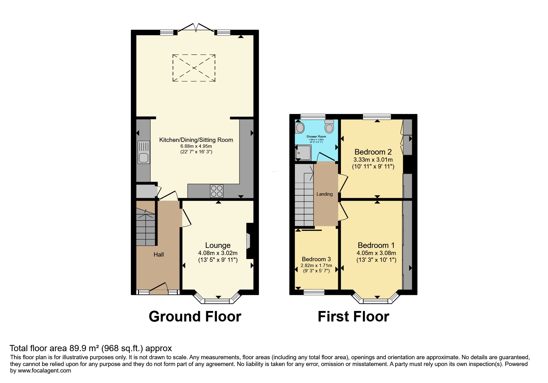 96, Renville Road, Liverpool floorplan