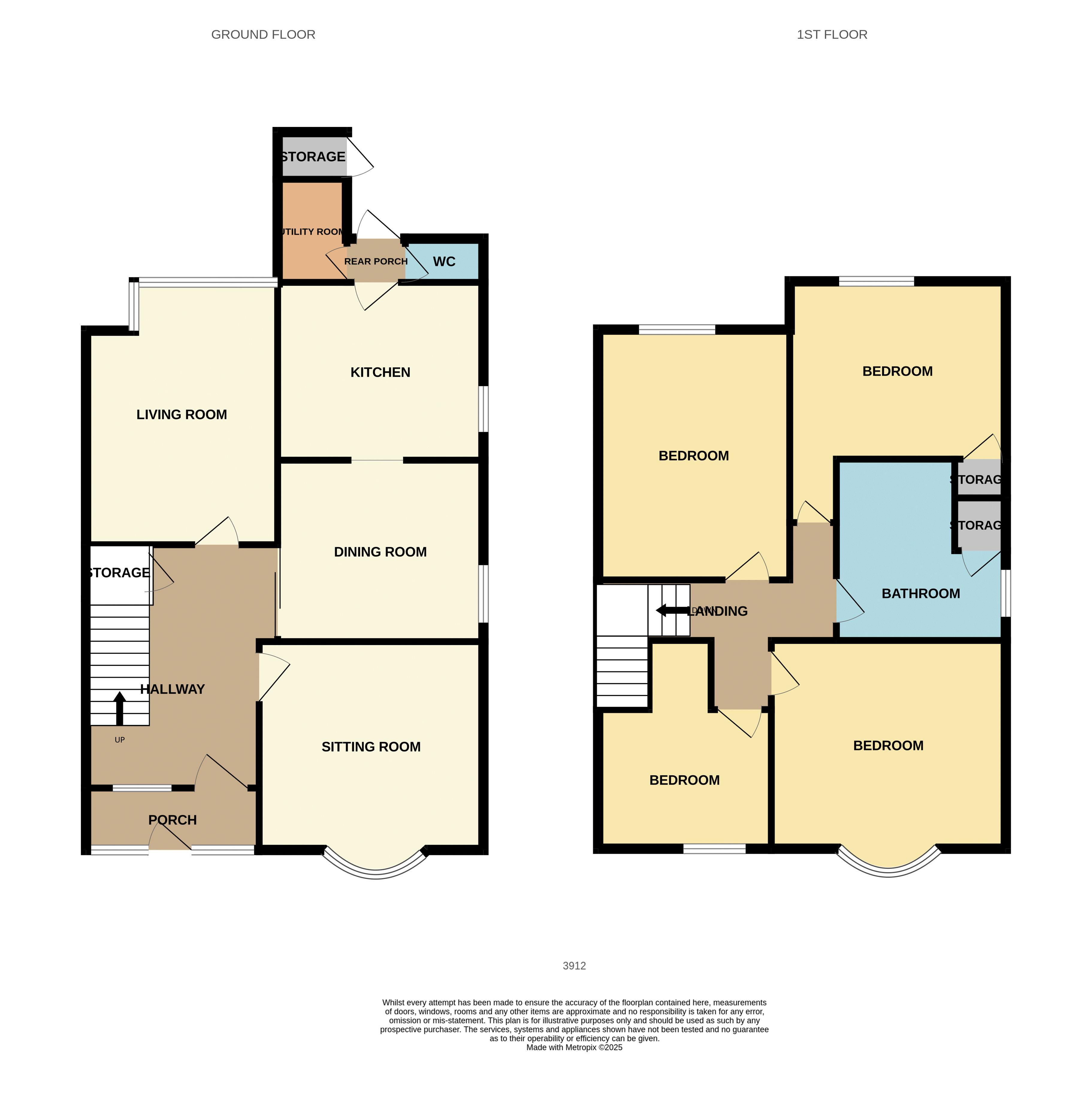 40, Kensington Avenue, Old Colwyn floorplan